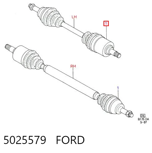 Ford Escort IV Sol aks fiyatları