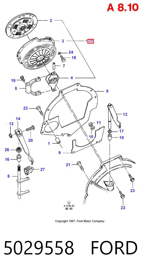 Ford Escort IV Debriyaj seti Türkiye fiyatı