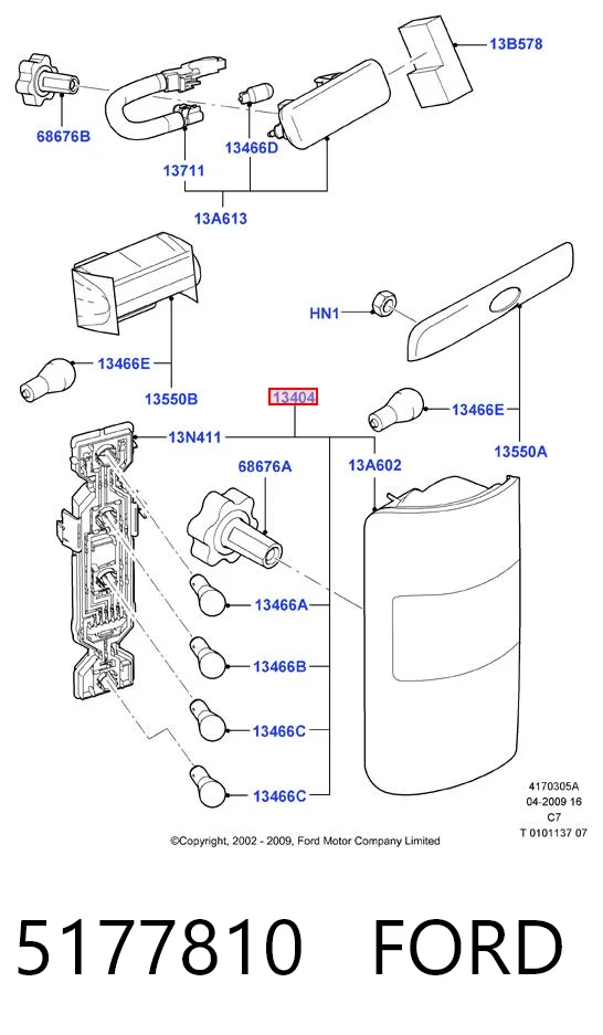 Ford Connect Sağ stop lambası Türkiye fiyatı