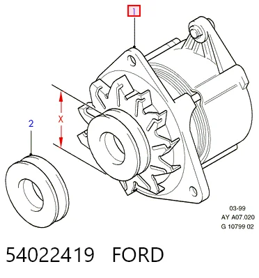 Ford Escort IV Alternatör