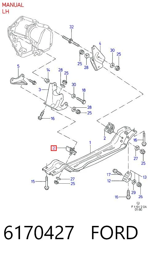 Escort IV Arka motor kulağı