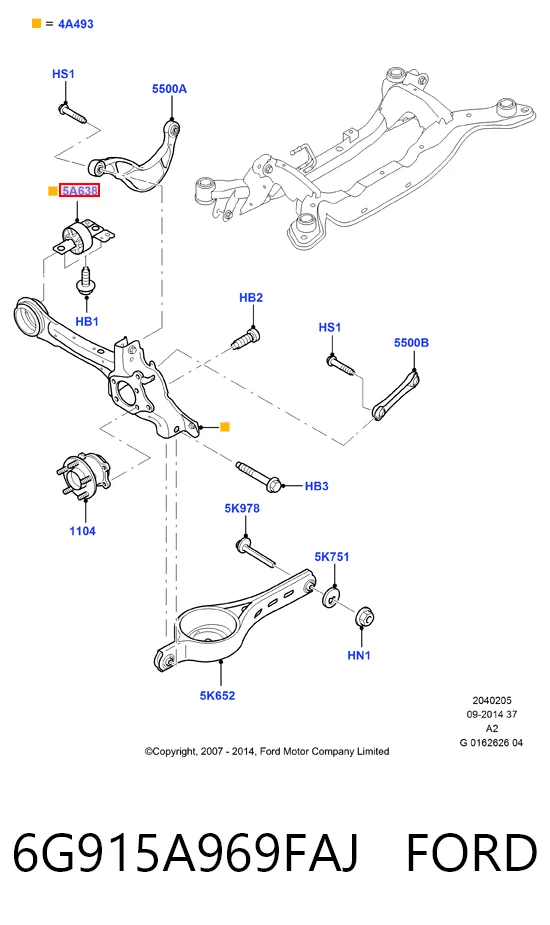 6G915A969FAJ Ford