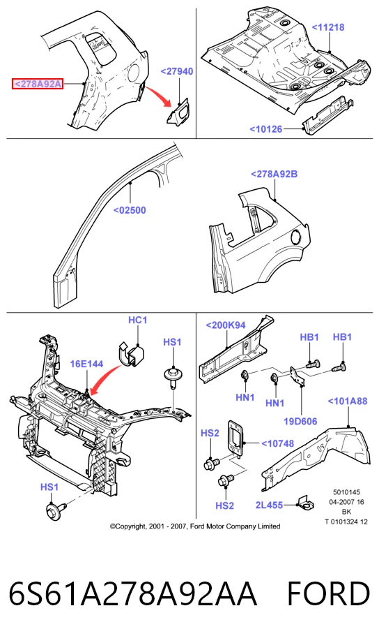 Ford Fiesta V (2001 - 2008) Sol ön çamurluk fiyatları