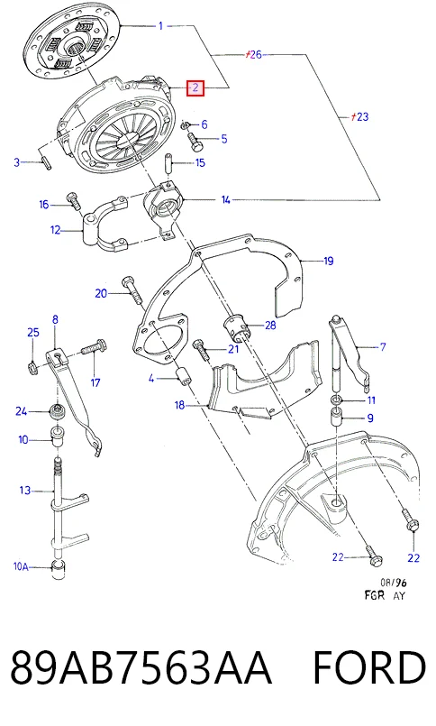 Ford Escort IV Baskı balata fiyatları