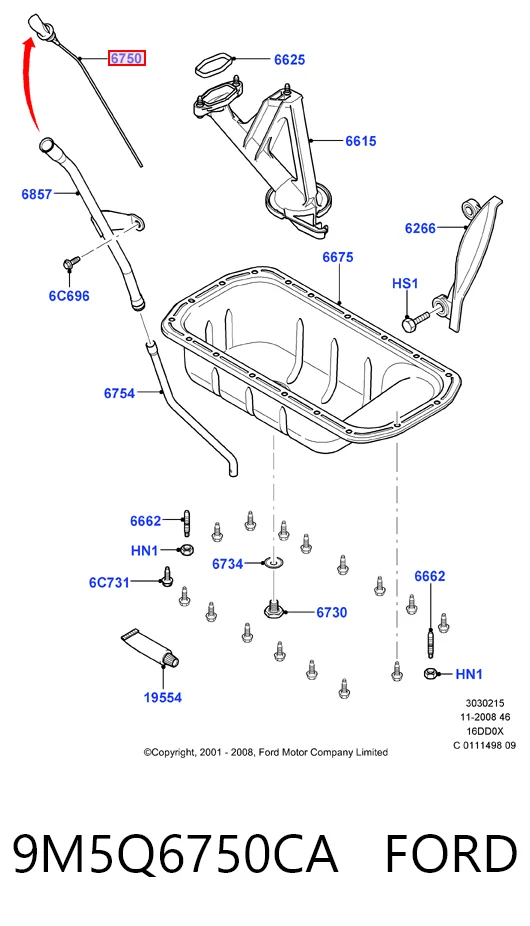 9M5Q6750CA Ford