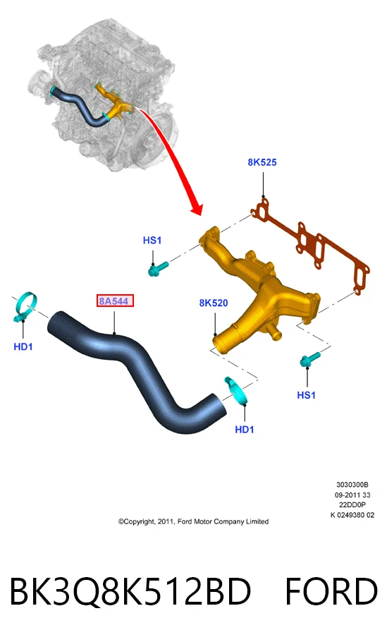 BK3Q8K512BD Ford