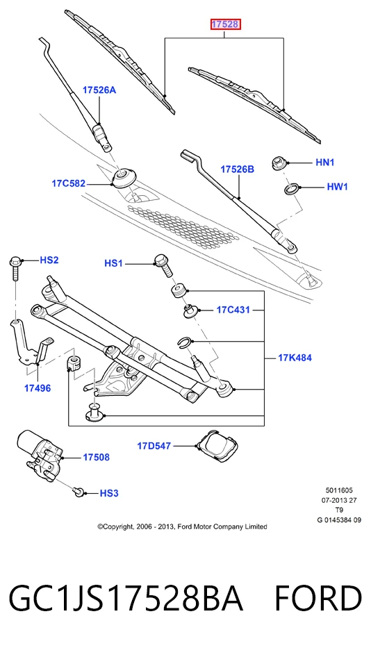 Ford Transit Silecek Takım