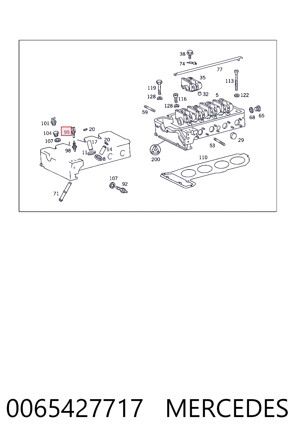 0065427717 Mercedes