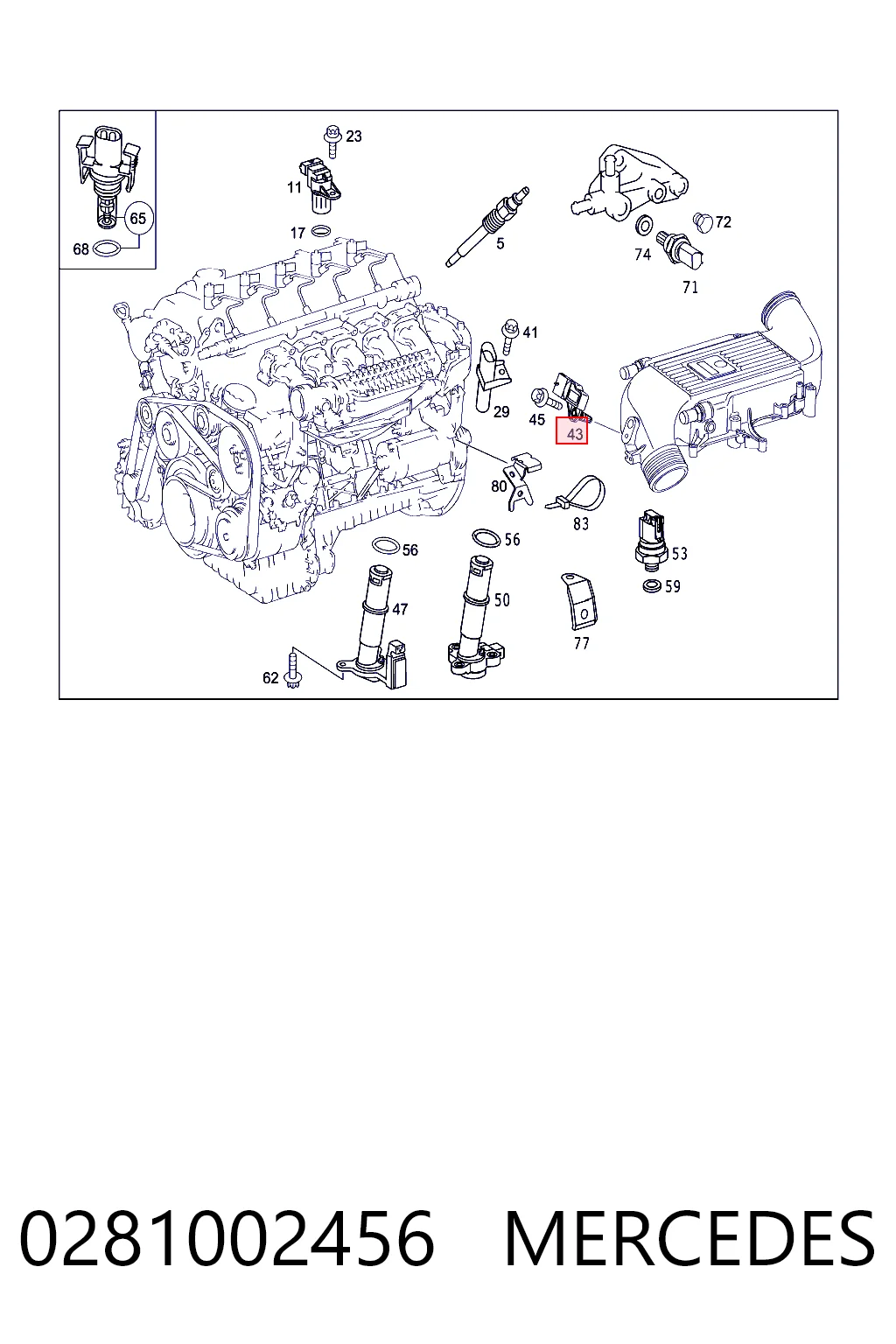 0281002456 Mercedes