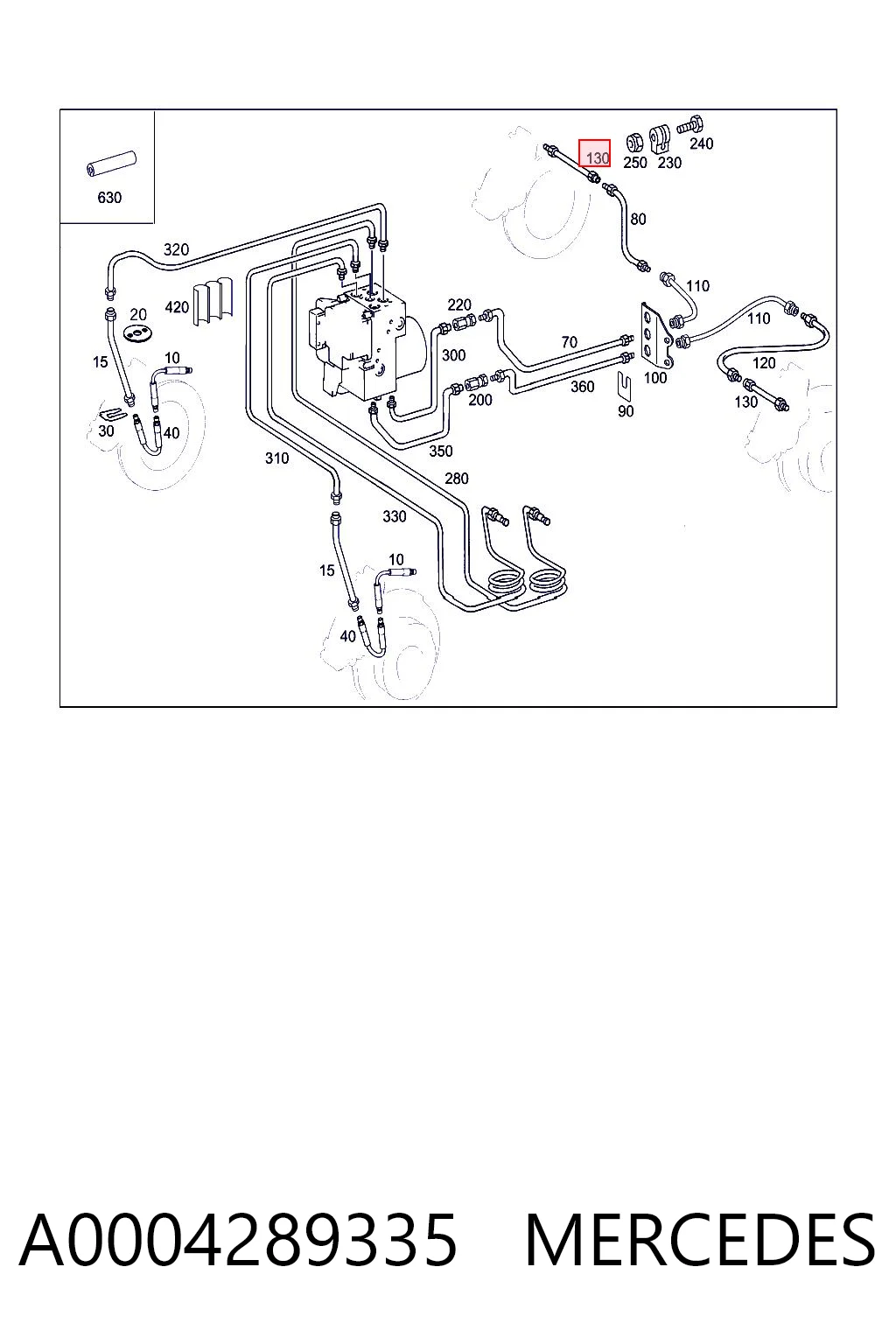 A0004289335 Mercedes