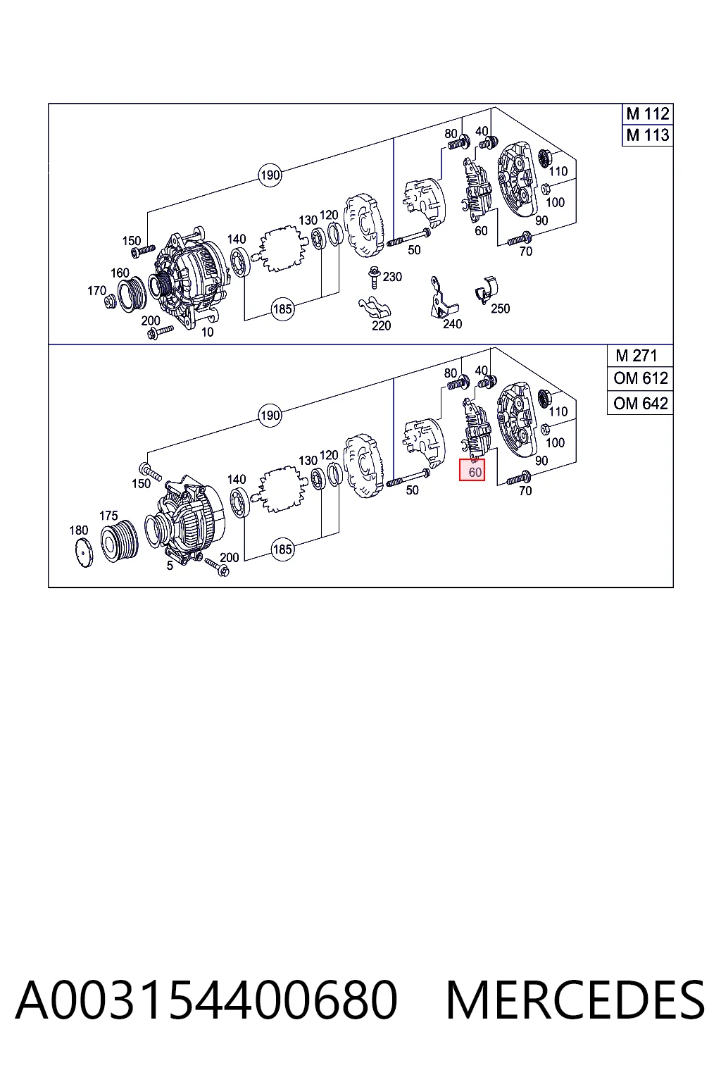 A003154400680 Mercedes