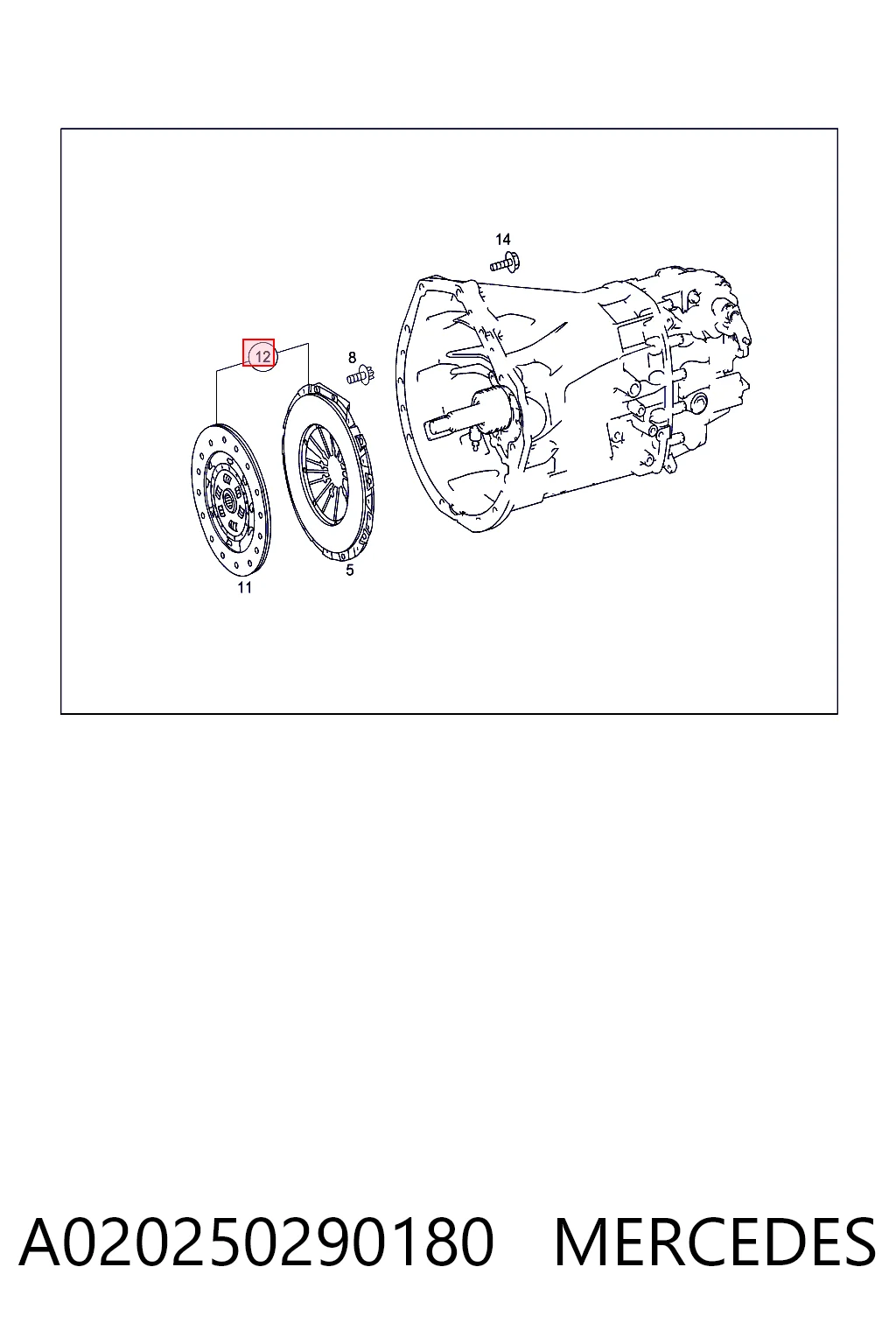 A020250290180 Mercedes