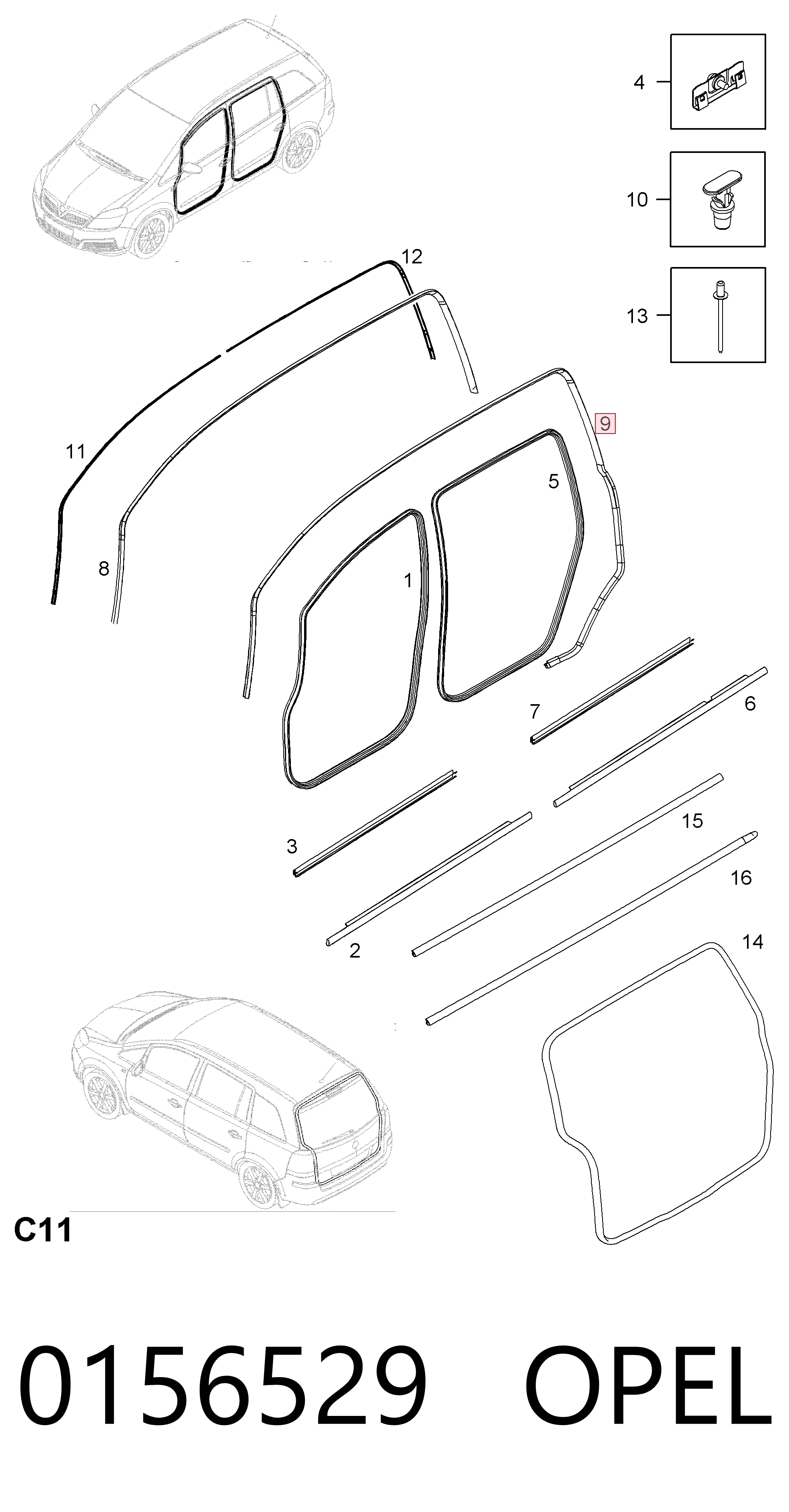 Opel Corsa Sol sis farı
