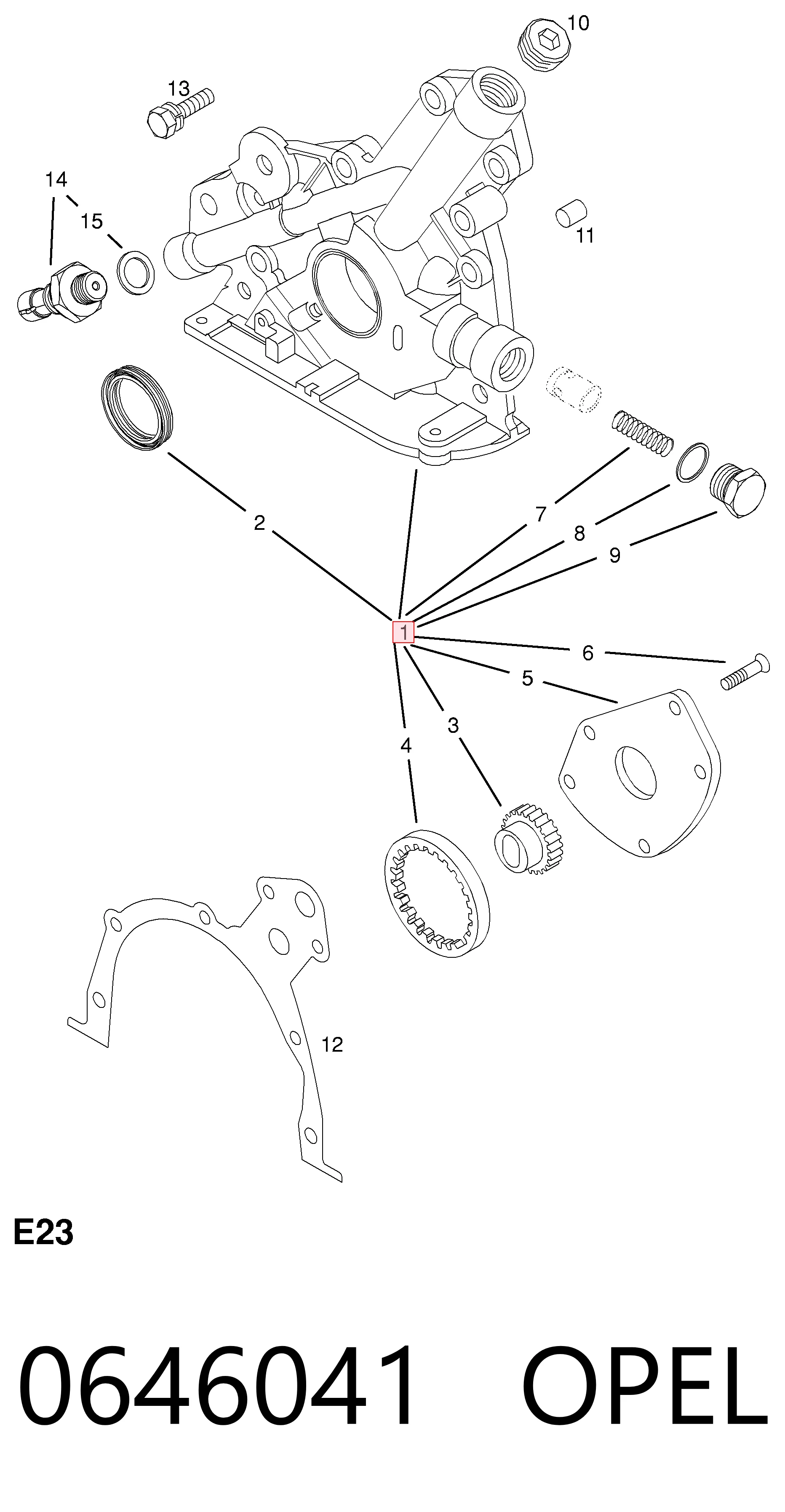 Opel Astra  Yağ pompası