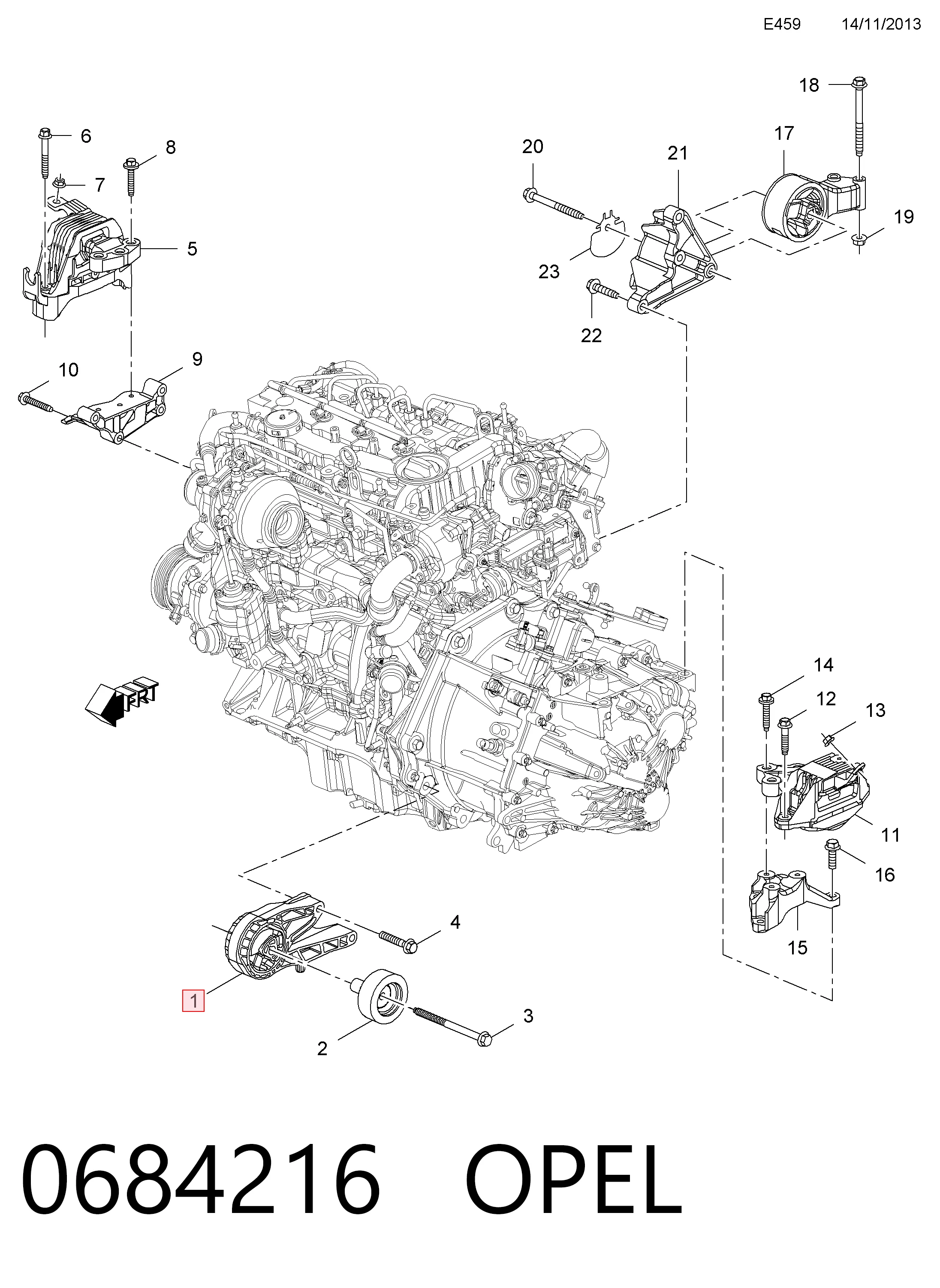 Insignia  Ön motor kulağı