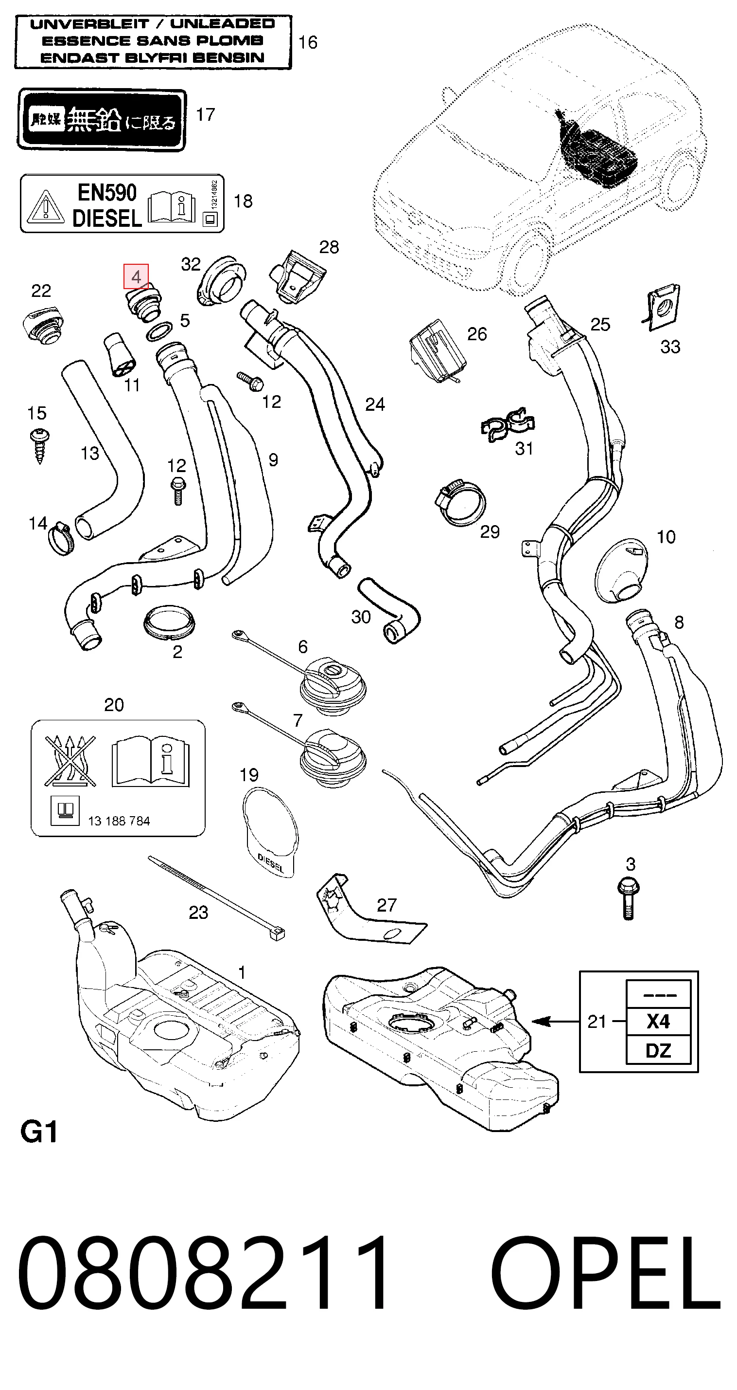 0808211 Opel