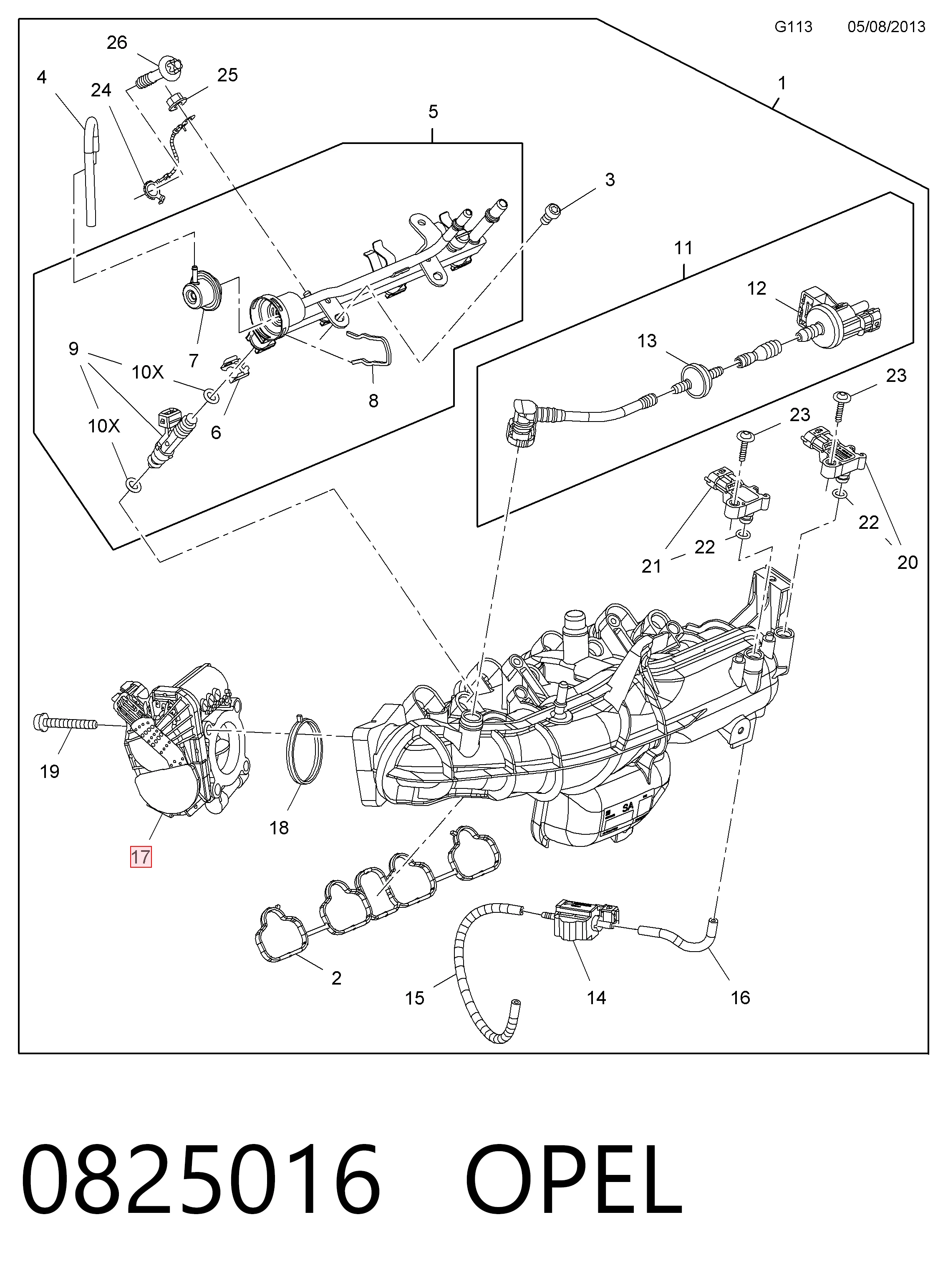 Opel Corsa  Dizel gaz kelebeği