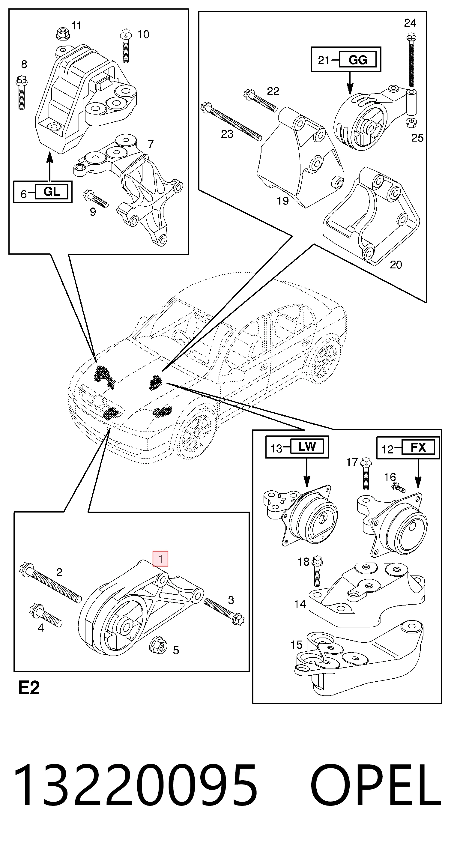 Vectra C Ön motor kulağı