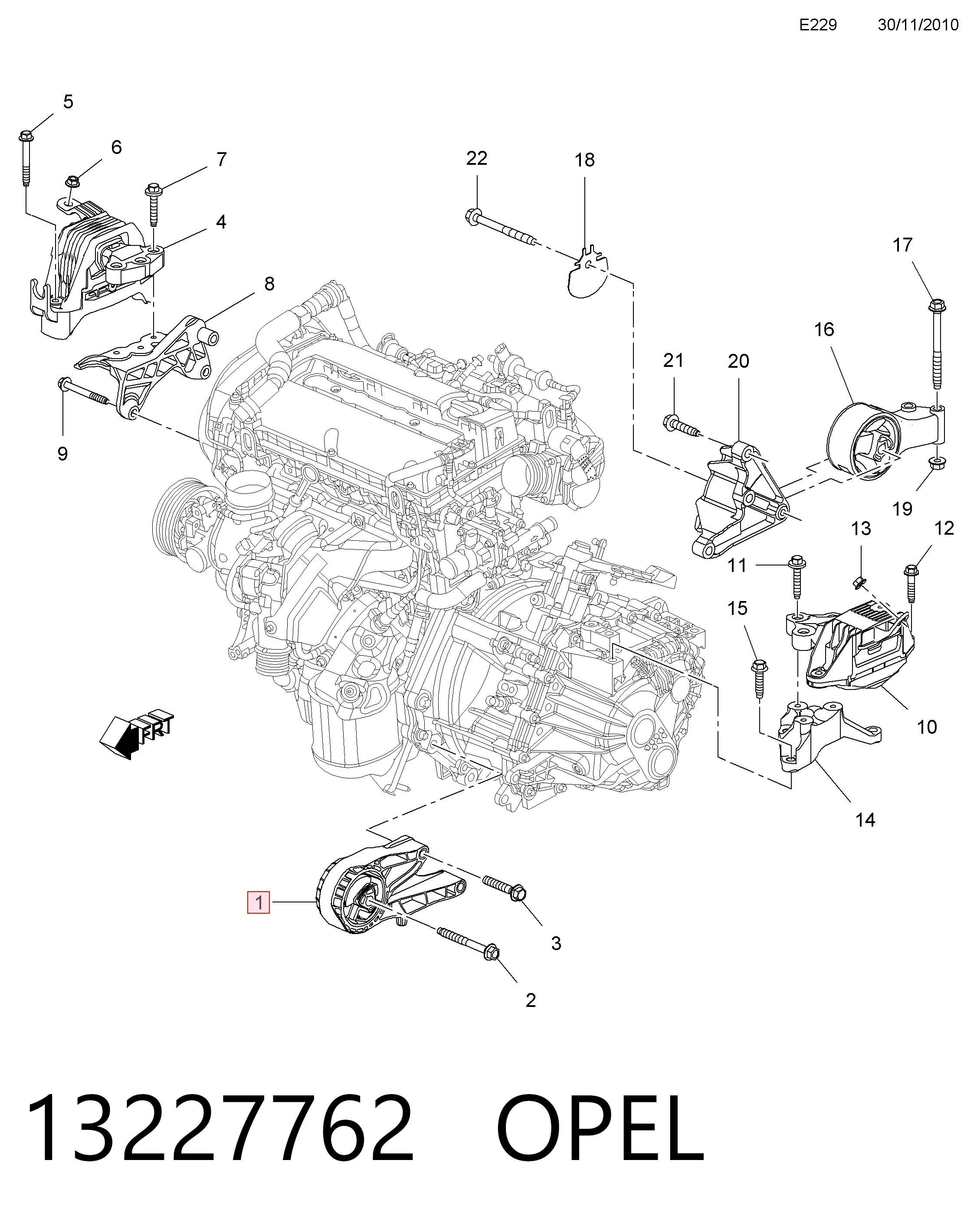 Insignia  Ön motor kulağı