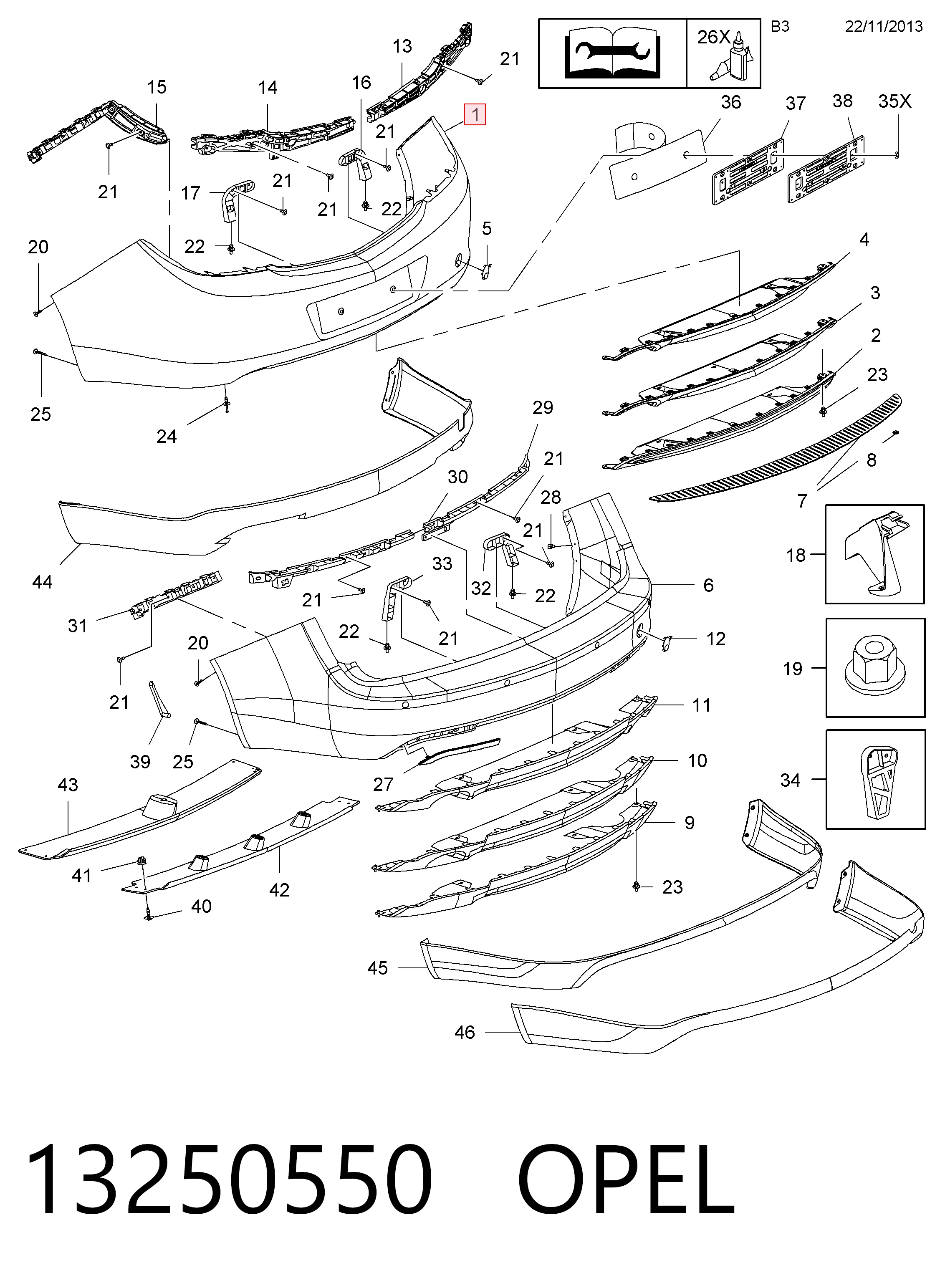 Insignia Arka tampon