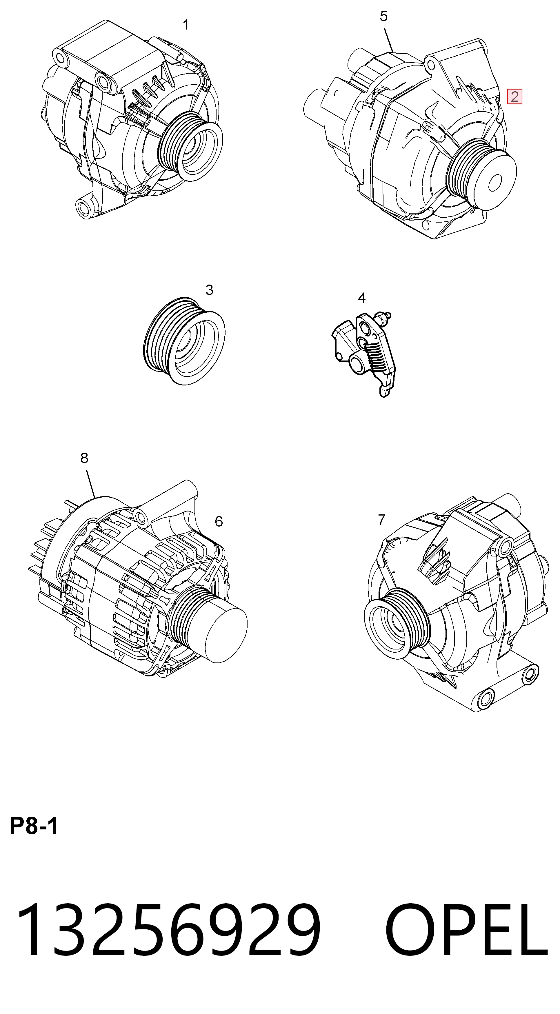 Corsa  Alternatör