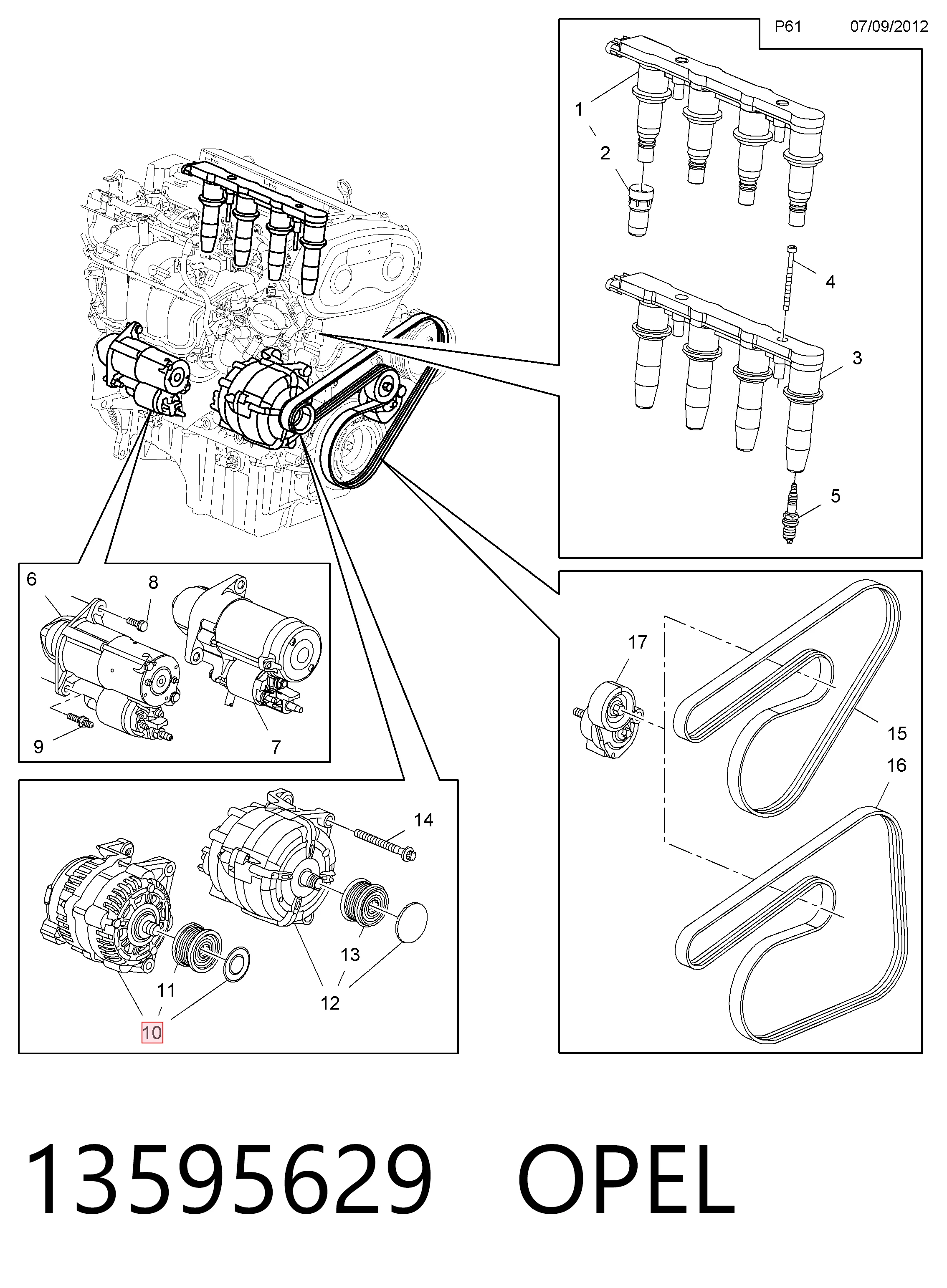 Cruze  Alternatör
