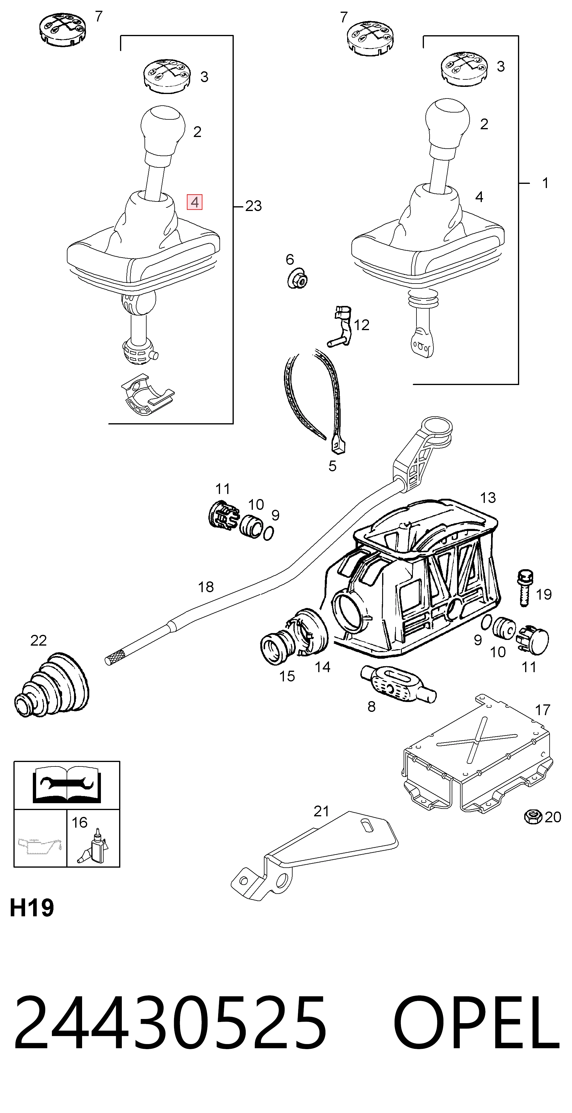 Opel Astra  (1998 - 2009) Vites kolu körüğü fiyatları