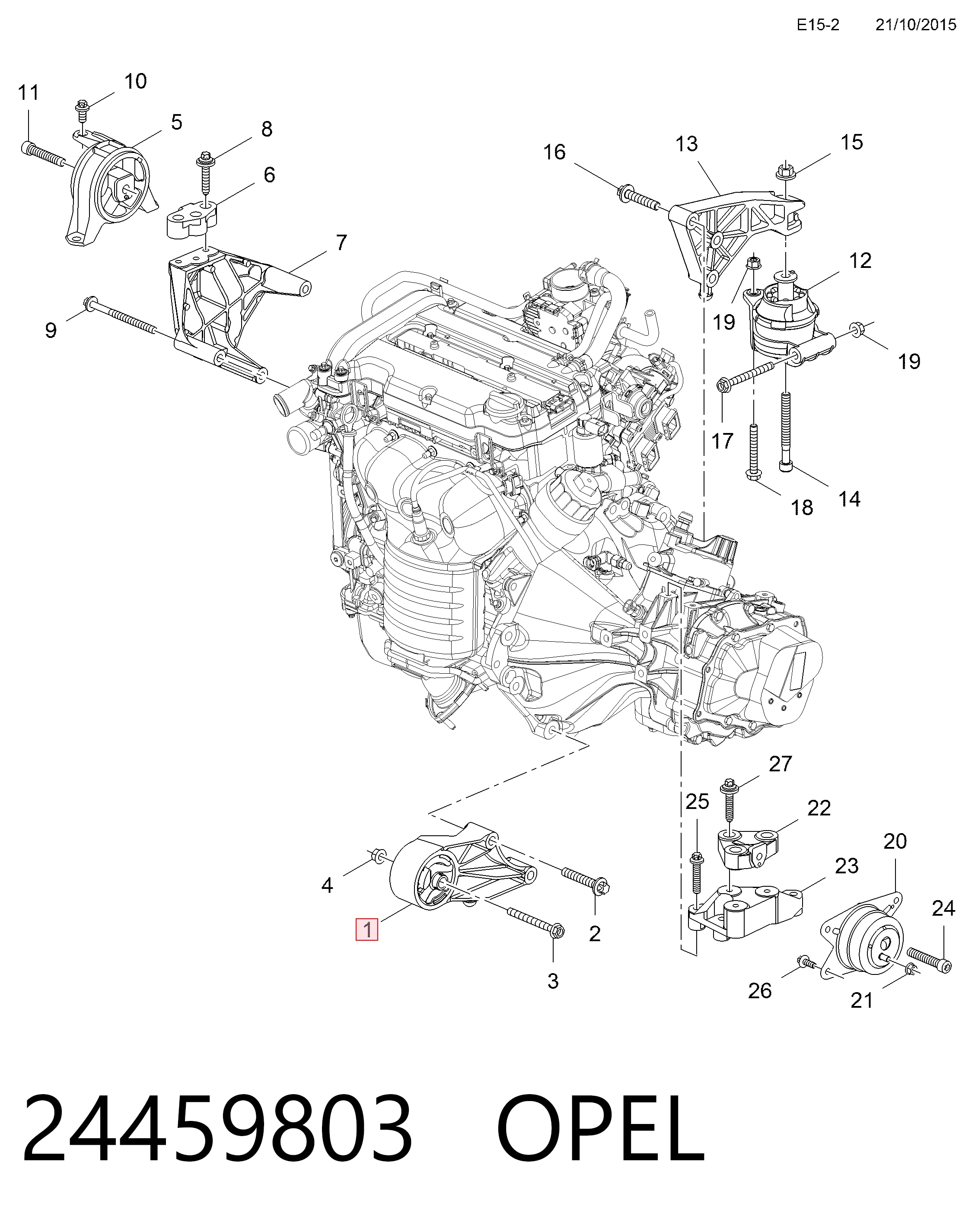 Opel Astra H Ön motor kulağı Türkiye fiyatı