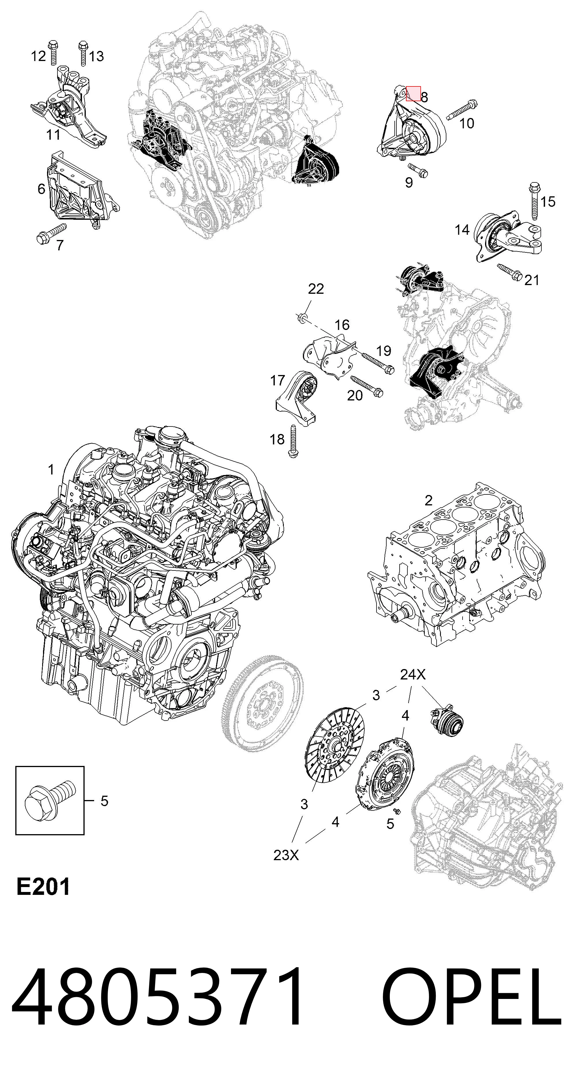 Chevrolet Captiva I (2006 - 2010) Ön motor takozu çıkma