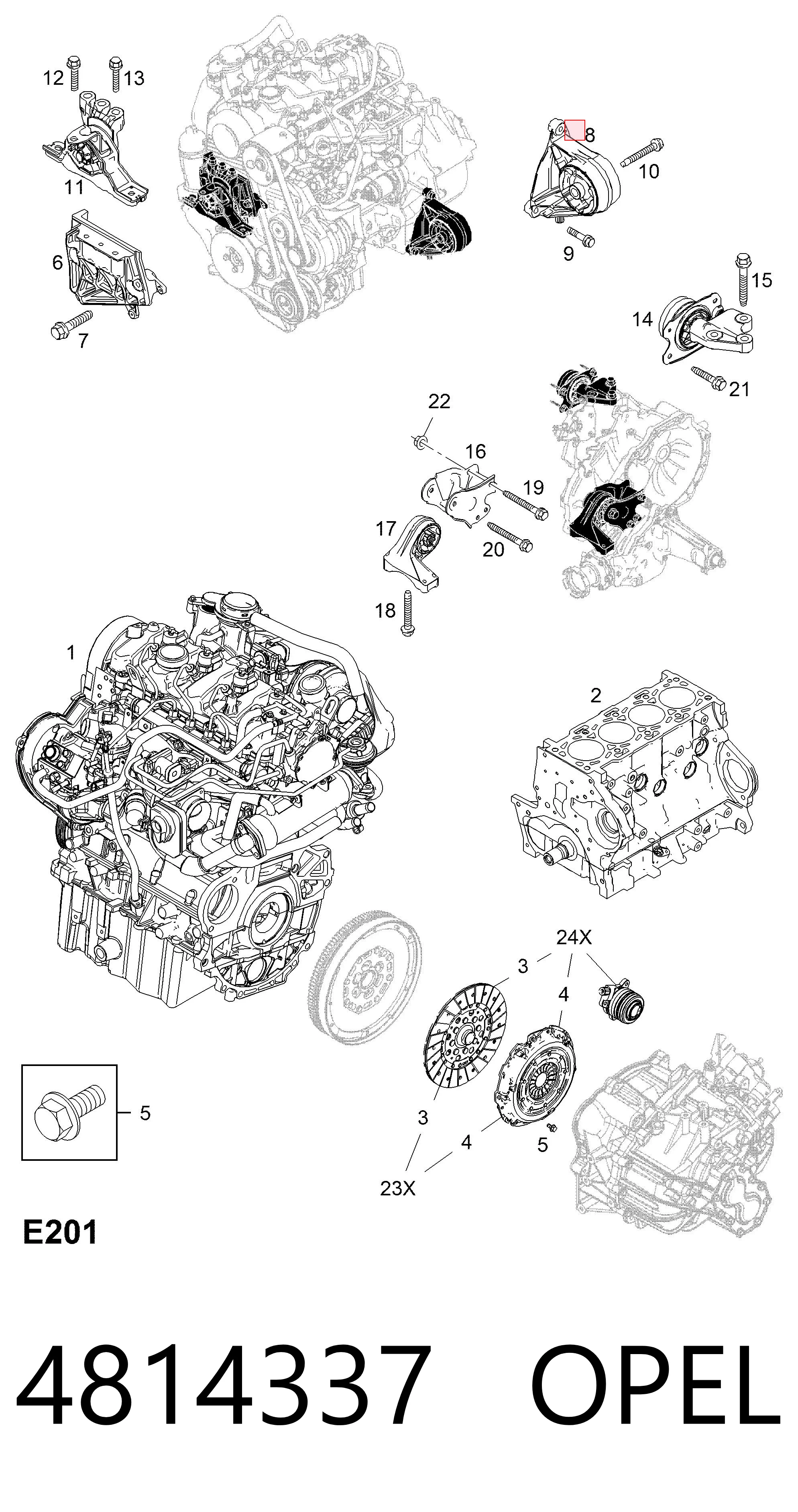 Chevrolet Captiva I Ön motor takozu sıfır
