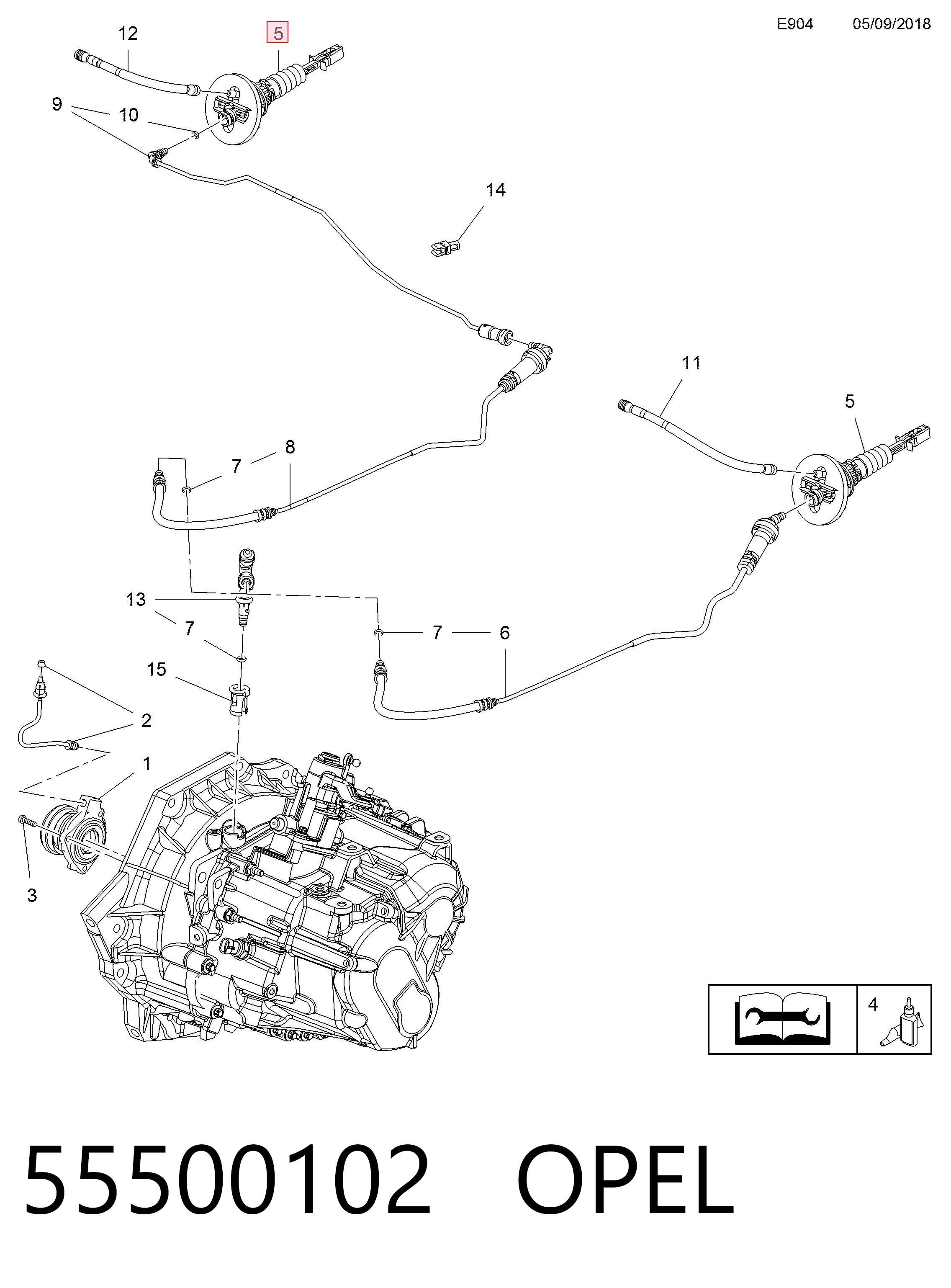 Opel Astra  (2015 - 2022) Debriyaj ana silindiri fiyatları
