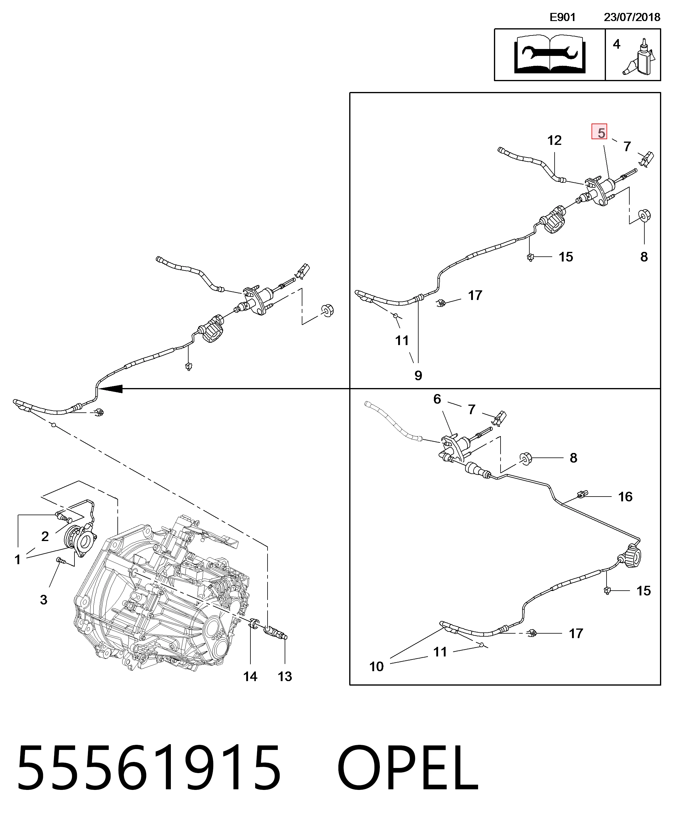 Opel Astra  Üst merkezi