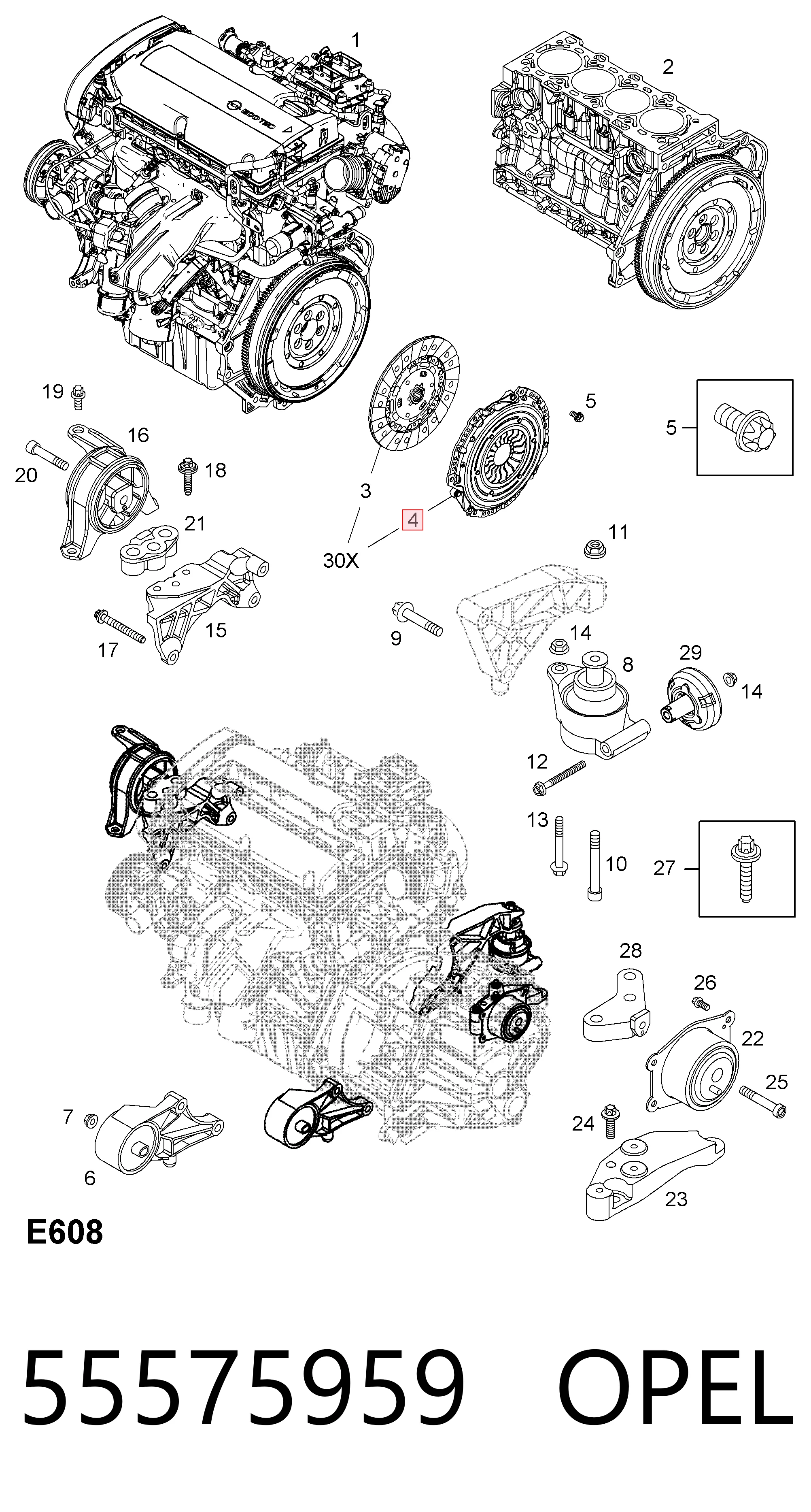 Opel Insignia A Debriyaj seti