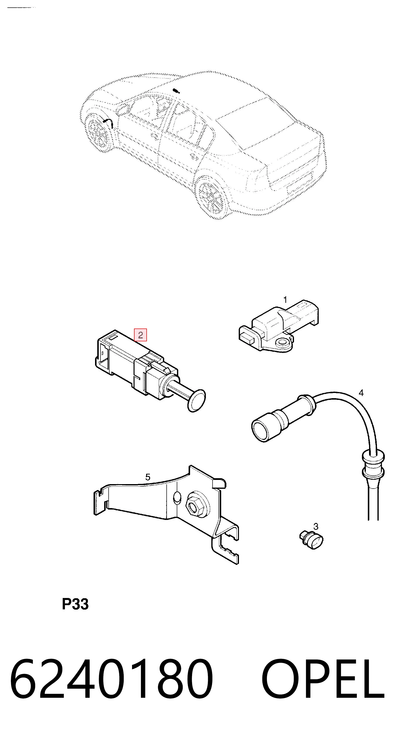 Opel Astra H Fren Pedal Müşürü Türkiye fiyatı
