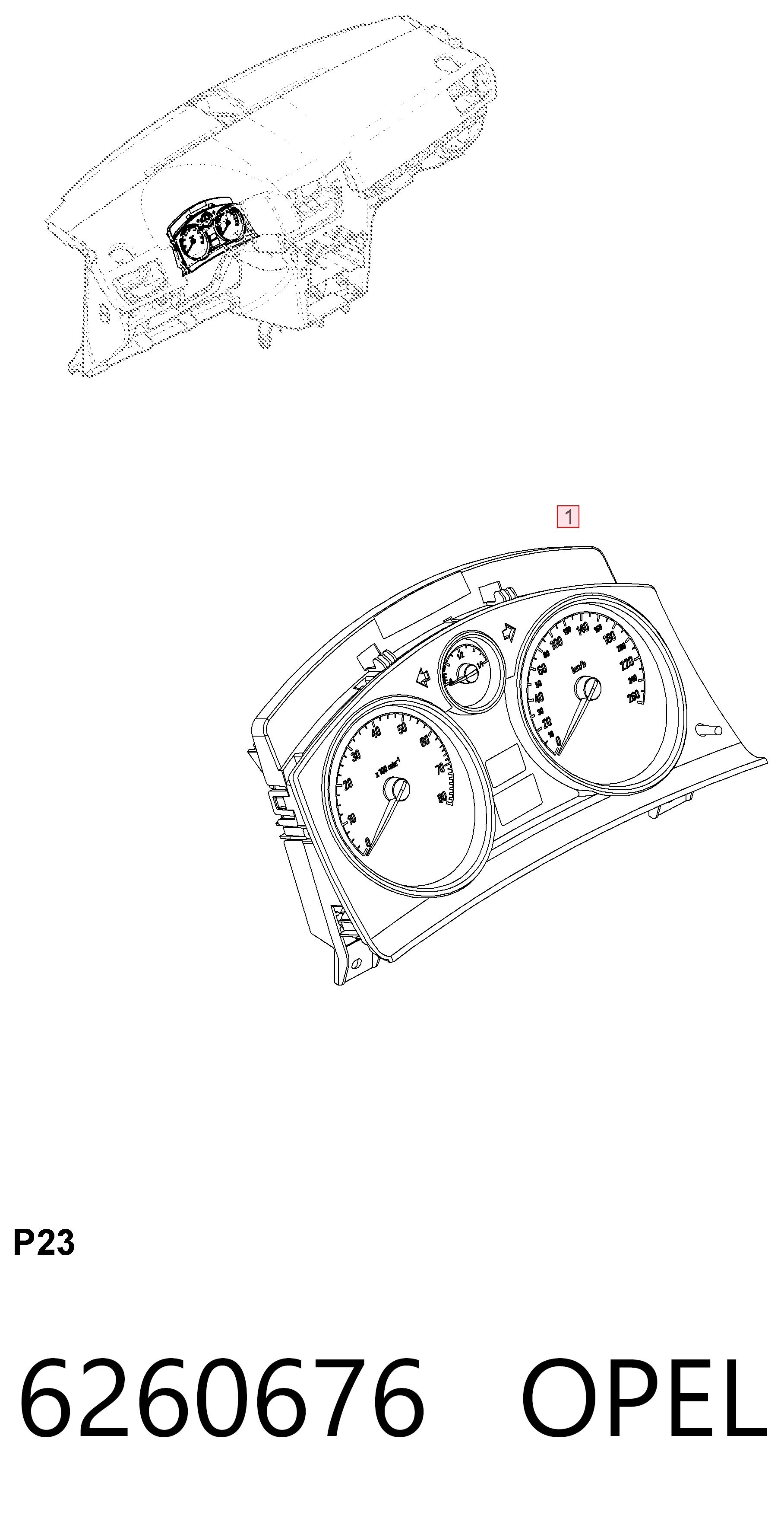 Opel Astra H Gösterge paneli fiyatları