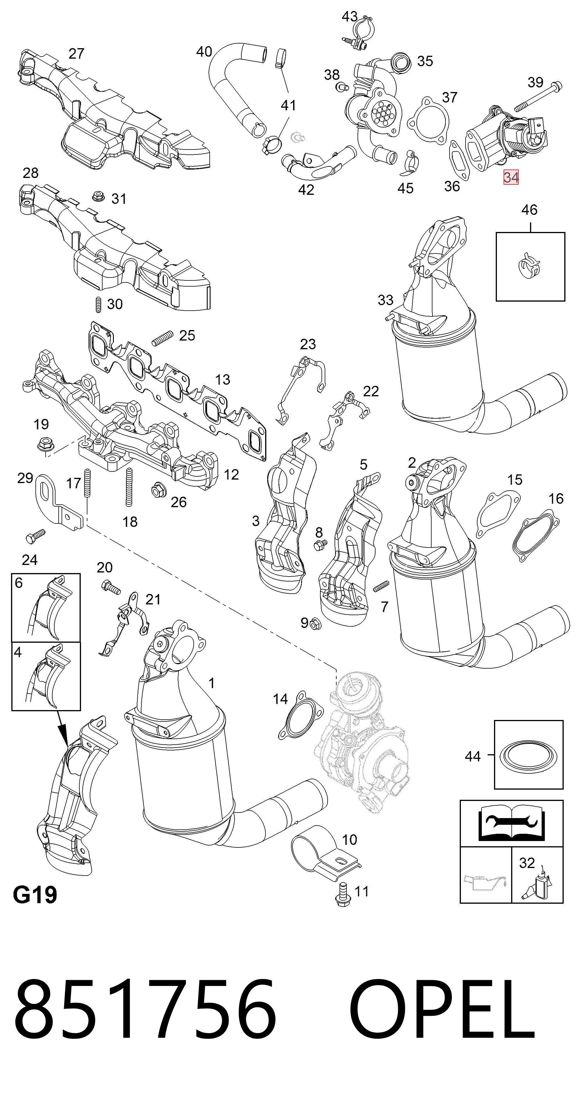 Fiat Palio  EGR vanası