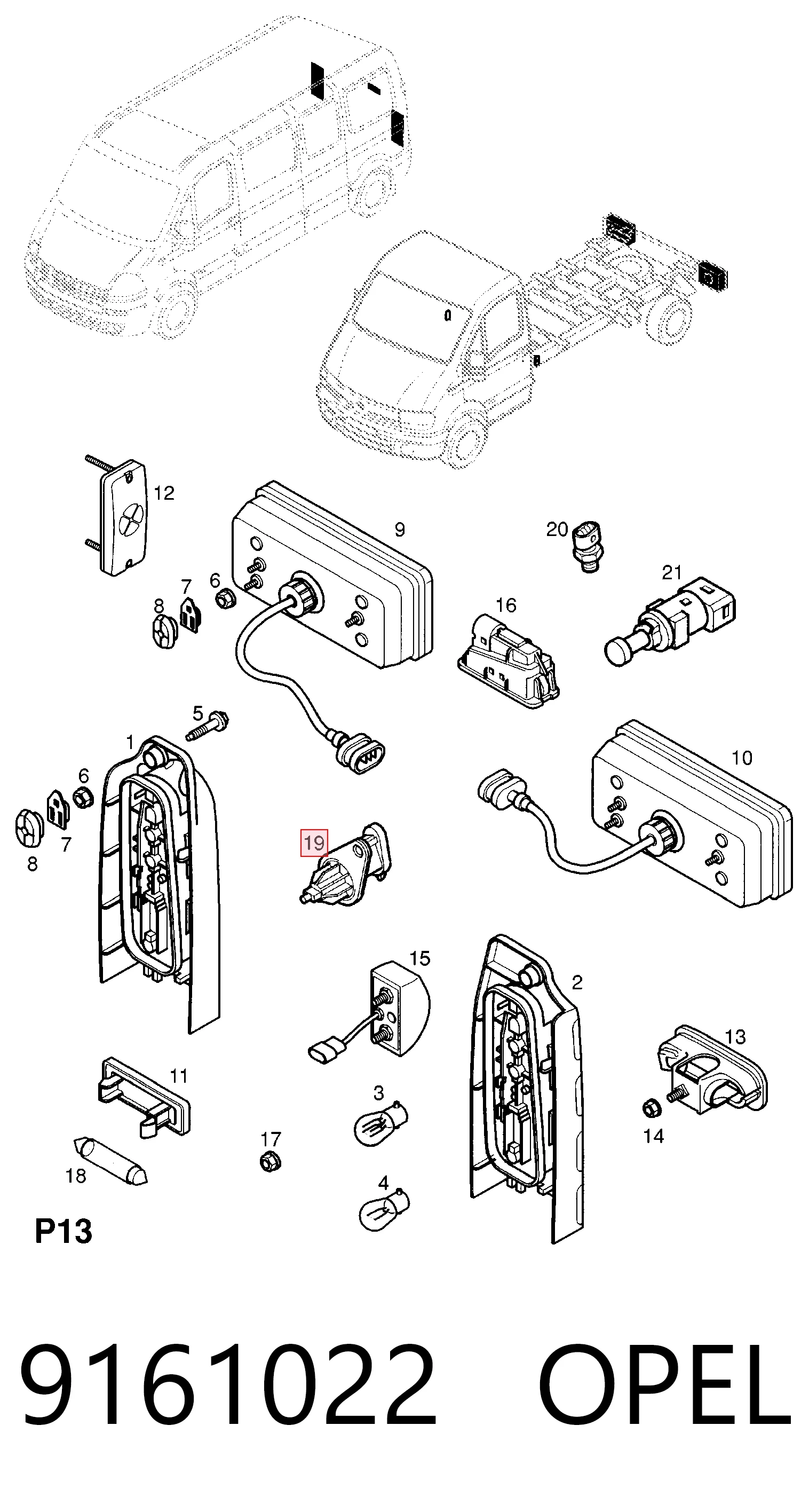 9161022 Opel