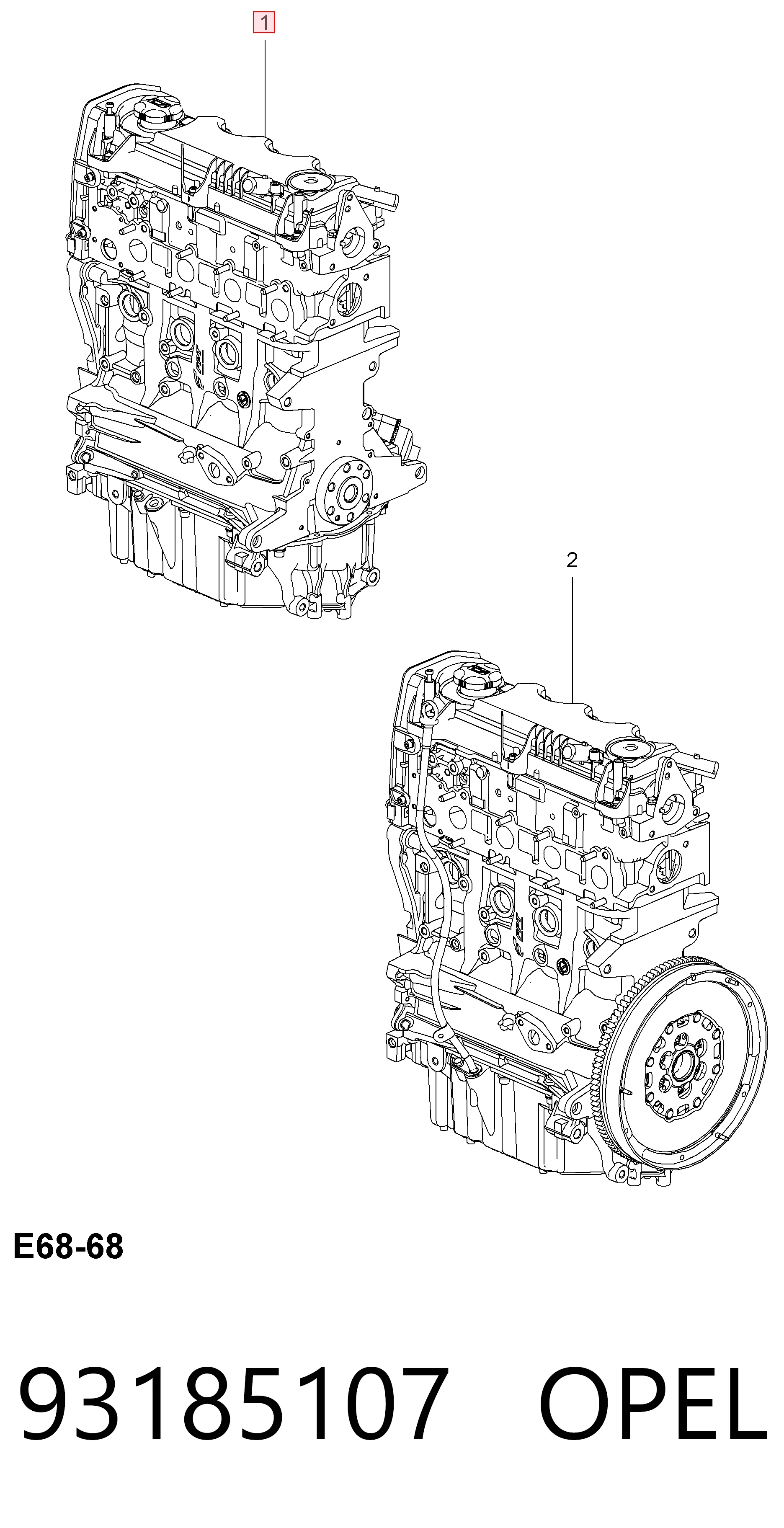 Opel Astra H Motor fiyatları