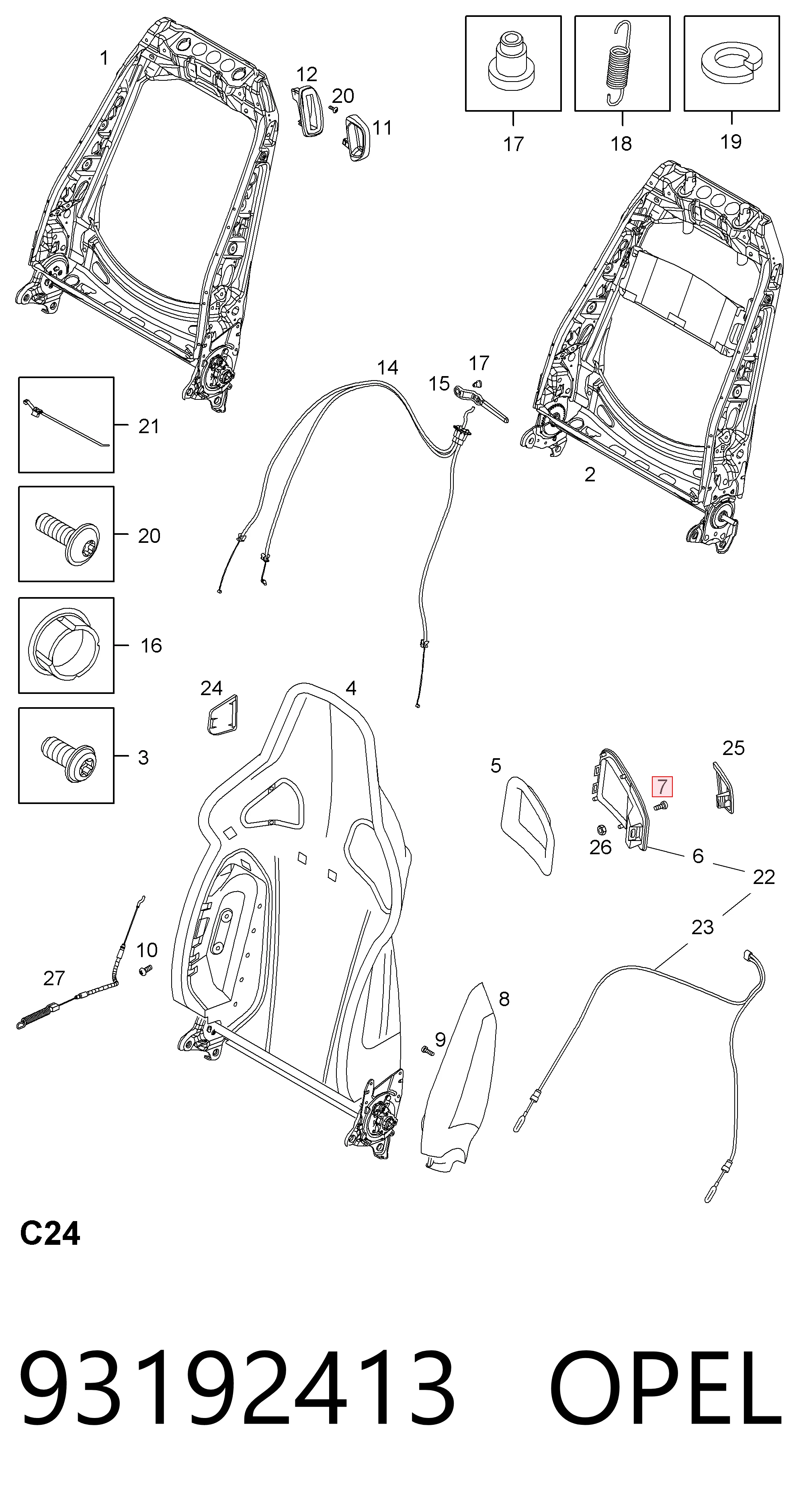 Opel Corsa D Motor fiyatları