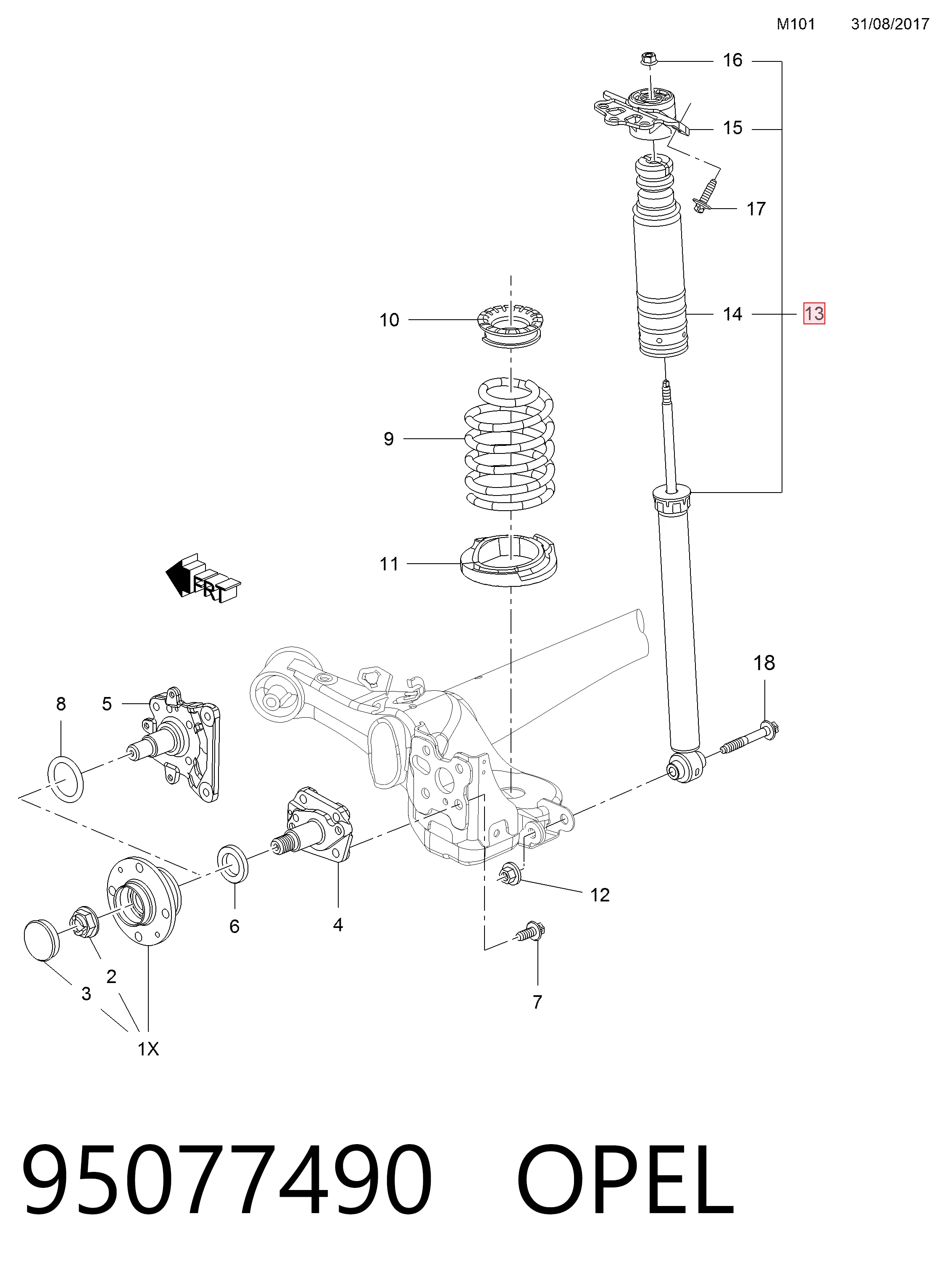95077490 Opel