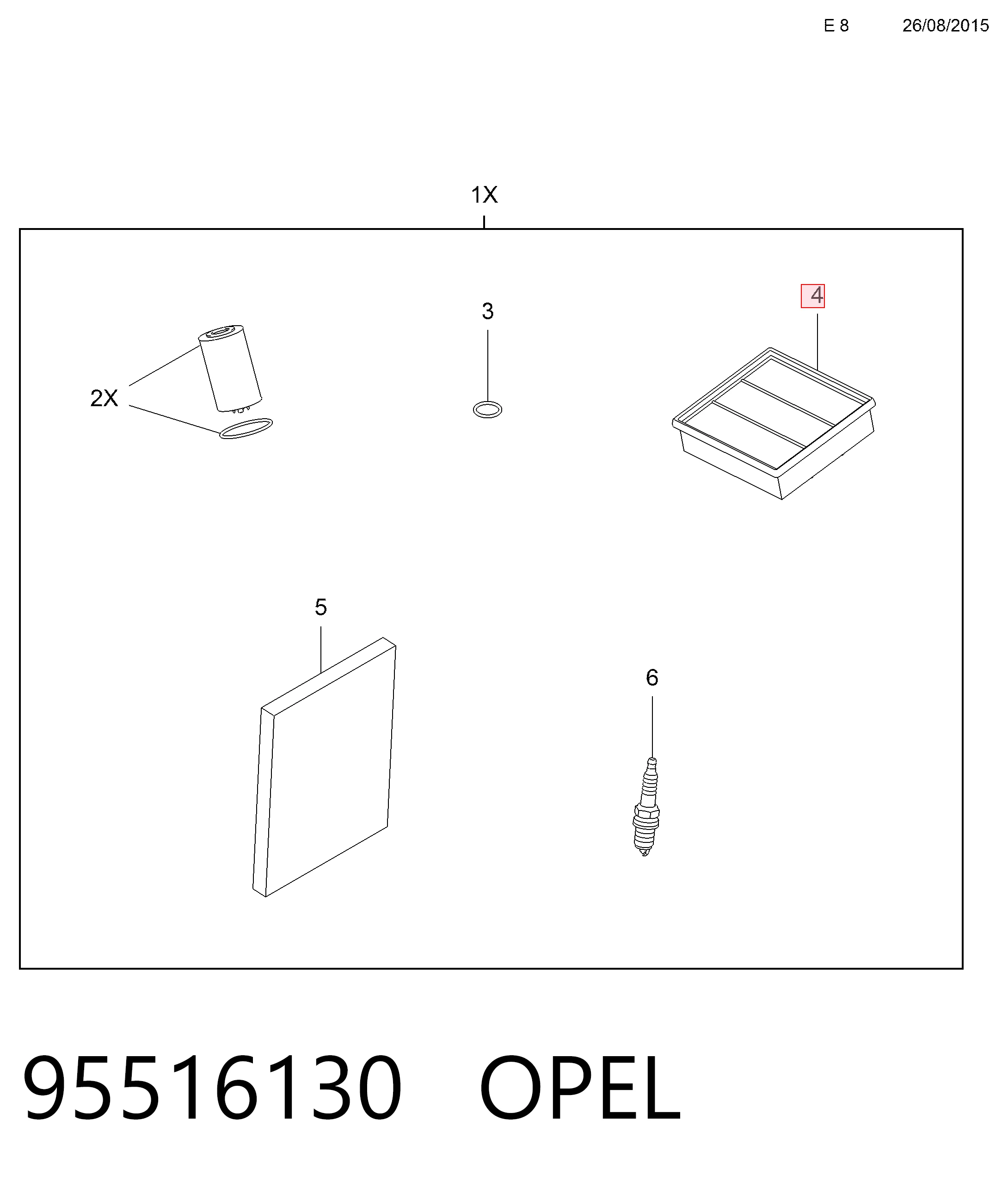 95516130 Opel