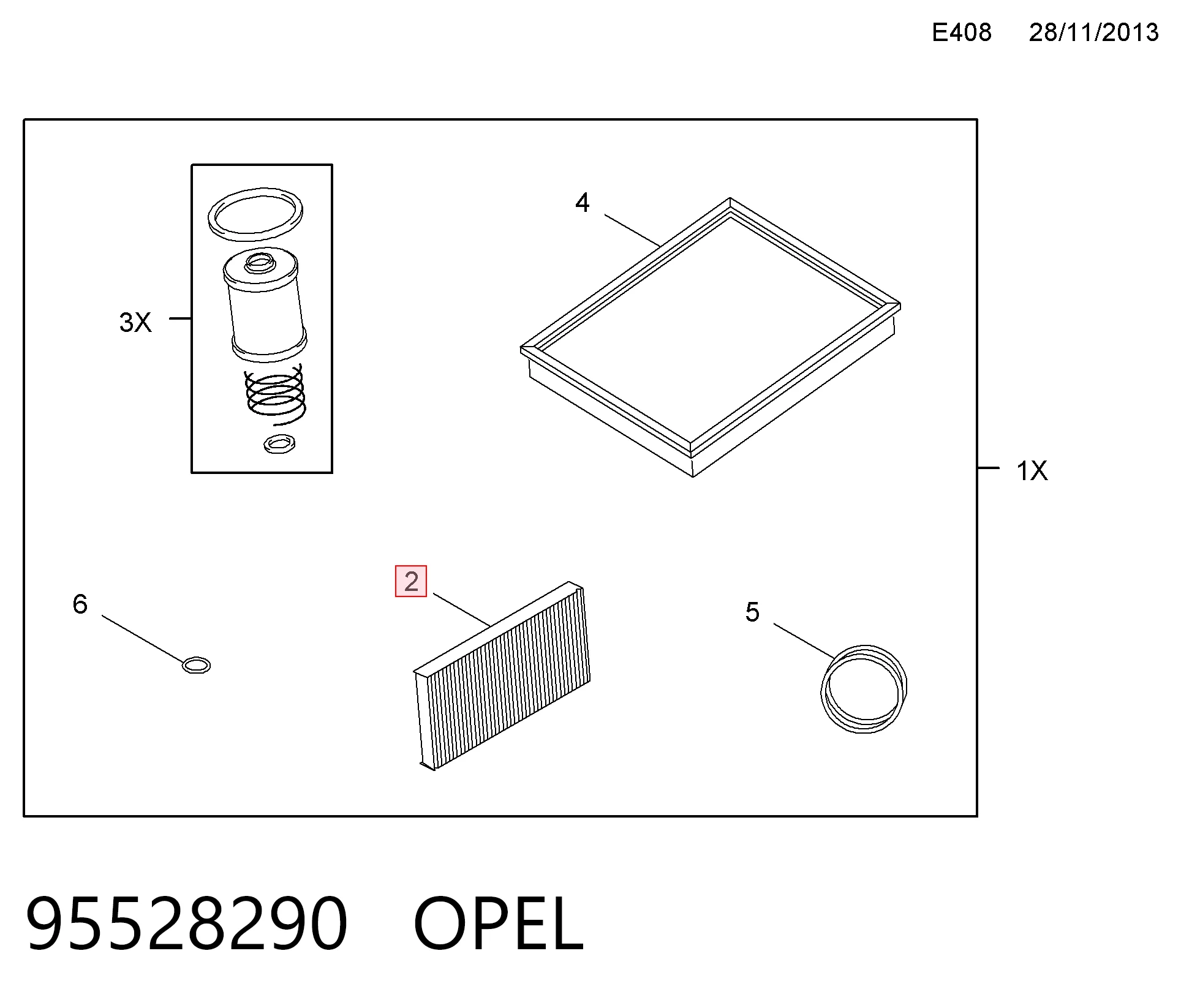 95528290 Opel
