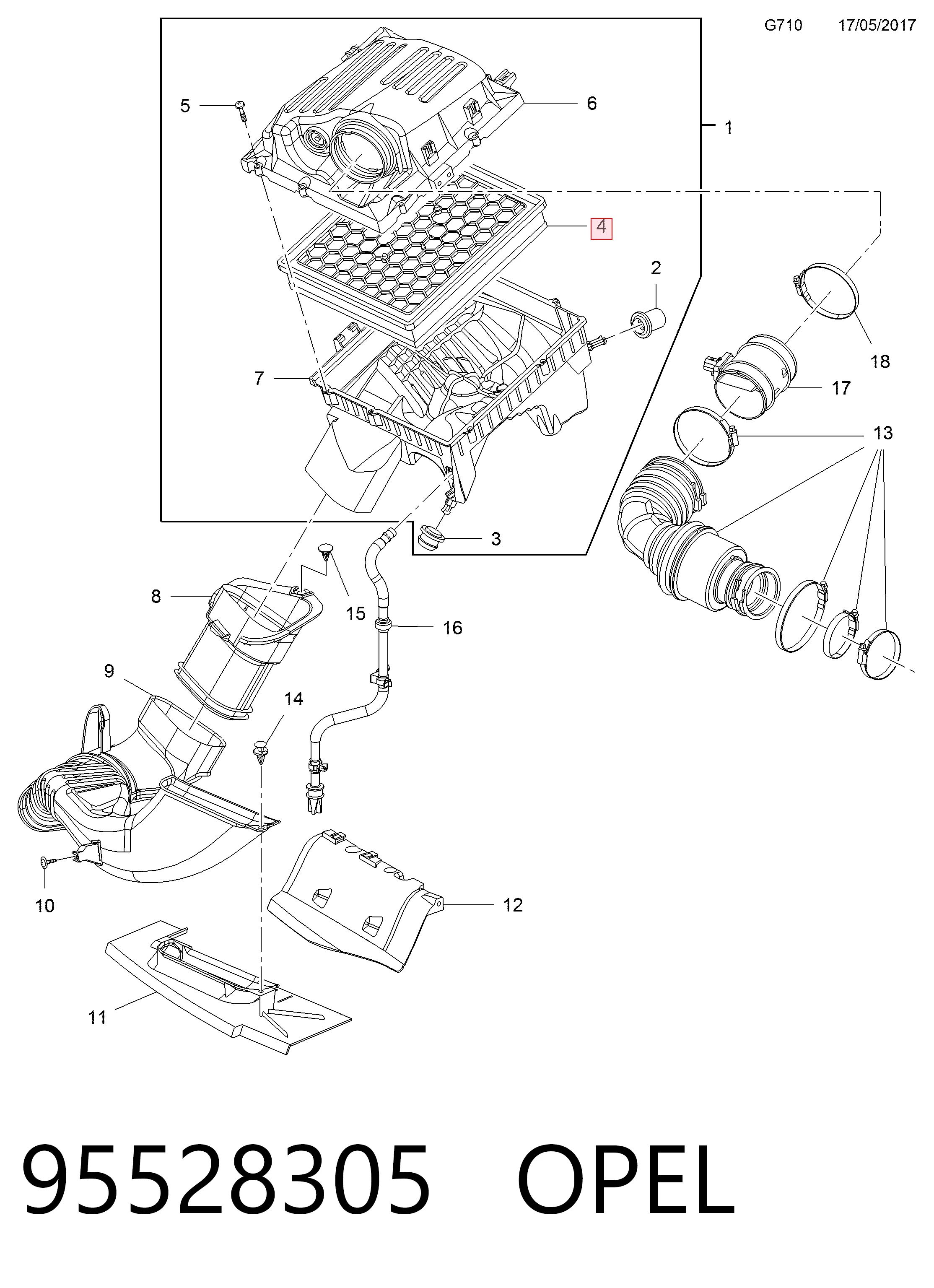 95528305 Opel