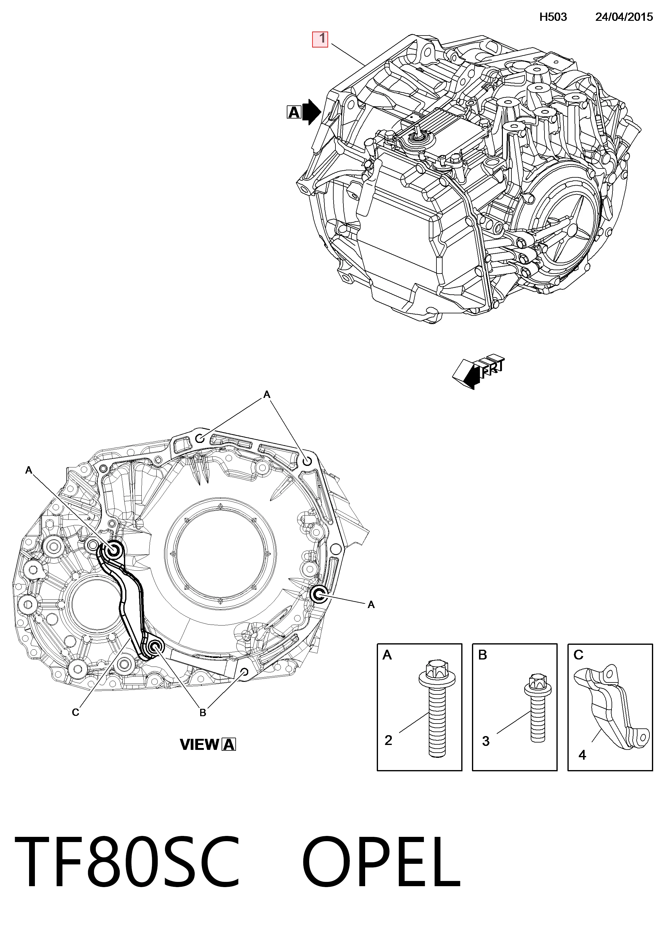 Opel Vectra  (2002 - 2008) Otomatik şanzıman komple çıkma