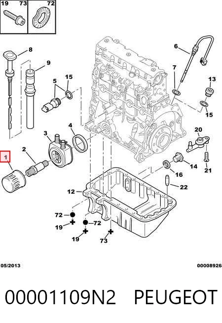 Partner I Yağ filtresi