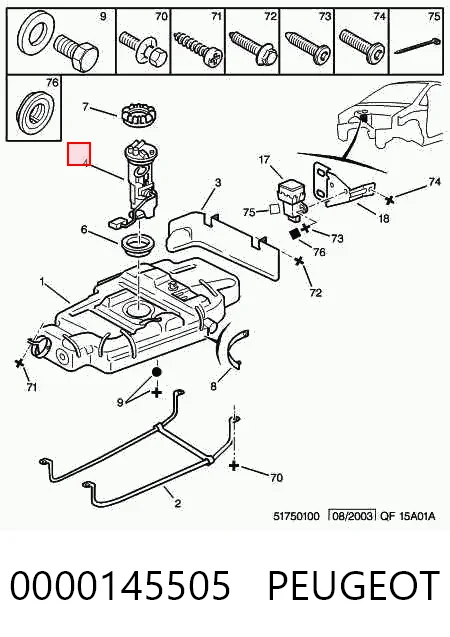 Fiat Marea  Benzin pompası orijinal