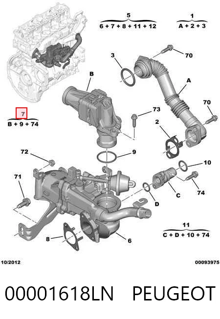 Peugeot 301  EGR vanası Türkiye fiyatı