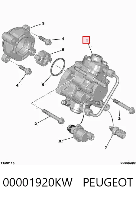 Transit VI van (V347/8) (2006 - 2014) Mazot pompası