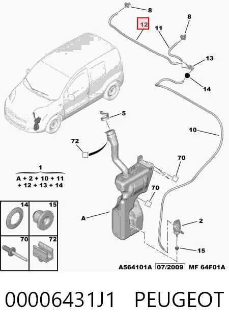 Fiat Fiorino Yıkama suyu deposu Türkiye fiyatı