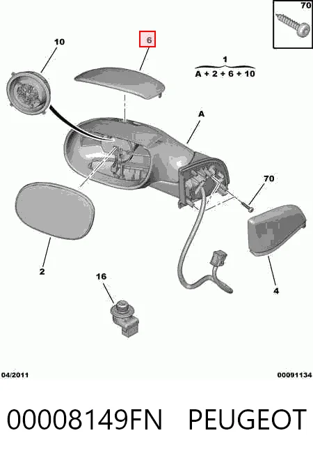 Citroen C3 I Sol ayna fiyatları